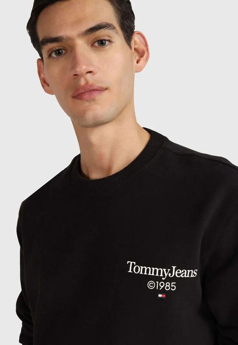 Polerón Logo Entry Graphic Negro Tommy Jeans-1
