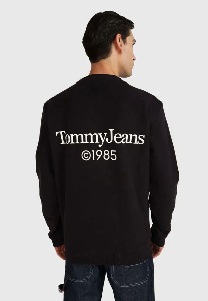 Polerón Logo Entry Graphic Negro Tommy Jeans-3