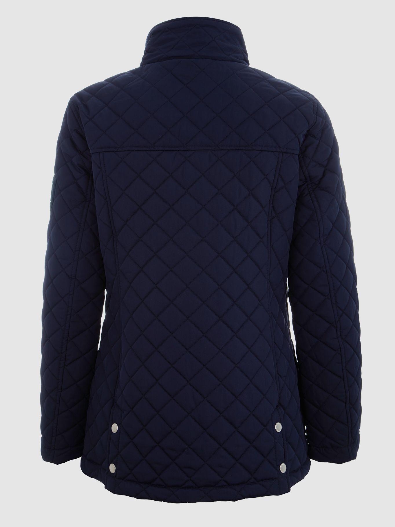 Chaqueta Quilted Cuello Alto Azul Tommy Hilfiger-1