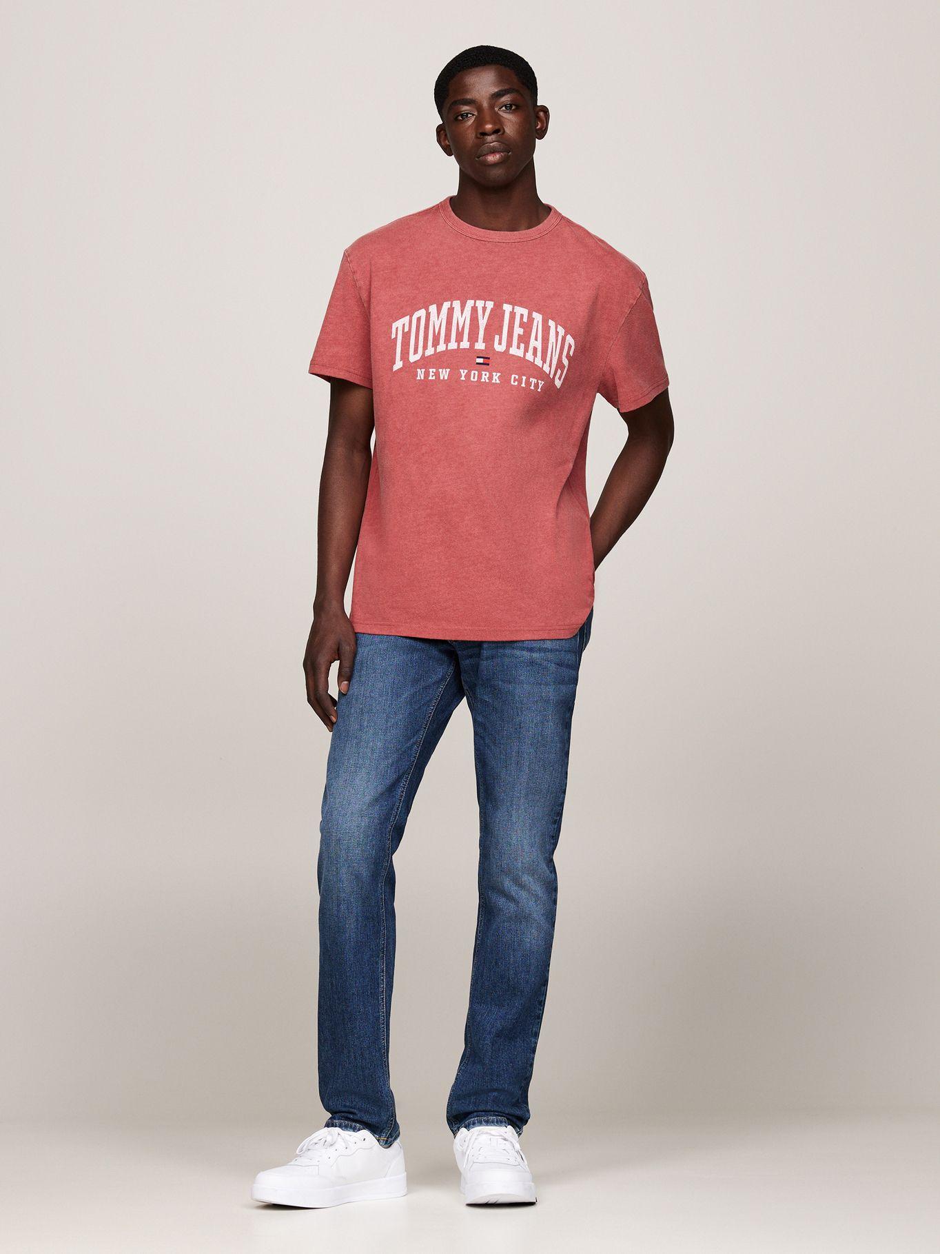 Polera Varsity Logo Regular Fit Rosado Tommy Hilfiger-1