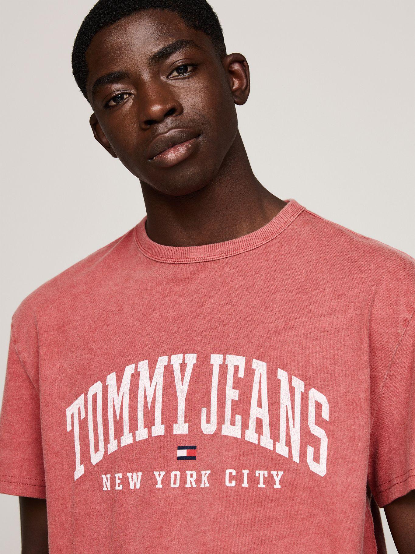 Polera Varsity Logo Regular Fit Rosado Tommy Hilfiger-3