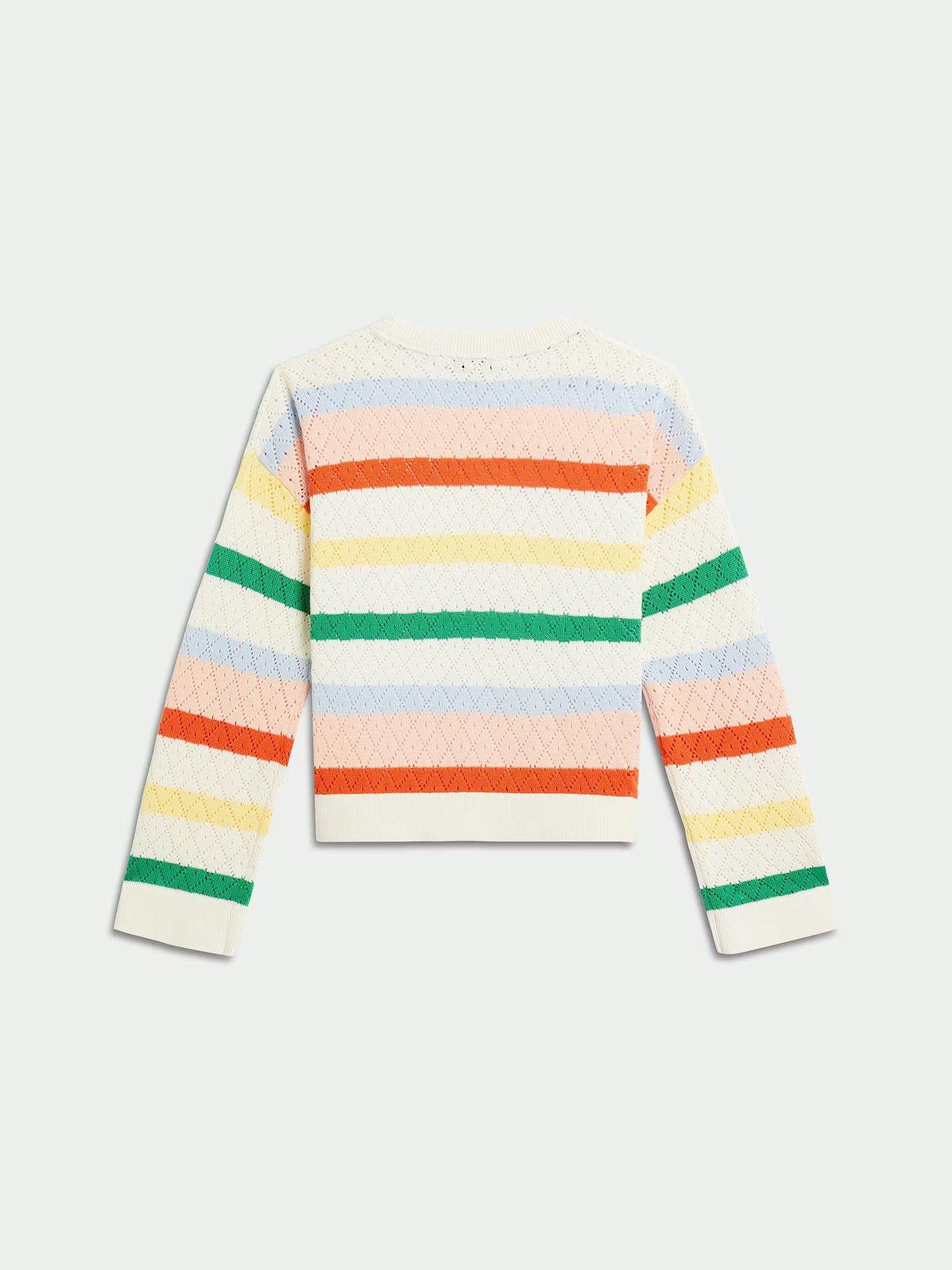 Sweater Raya Colores Calados Multicolor Tommy Hilfiger-1