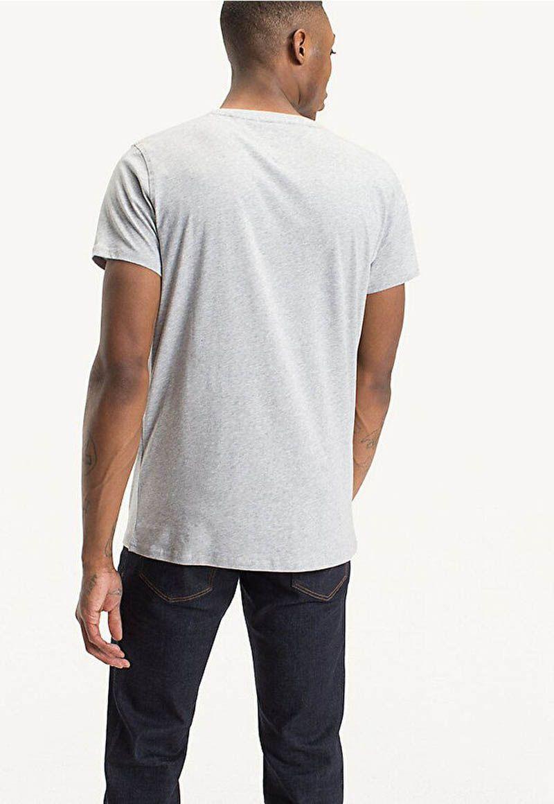 Polera Original V-Neck Gris Tommy Hilfiger-1