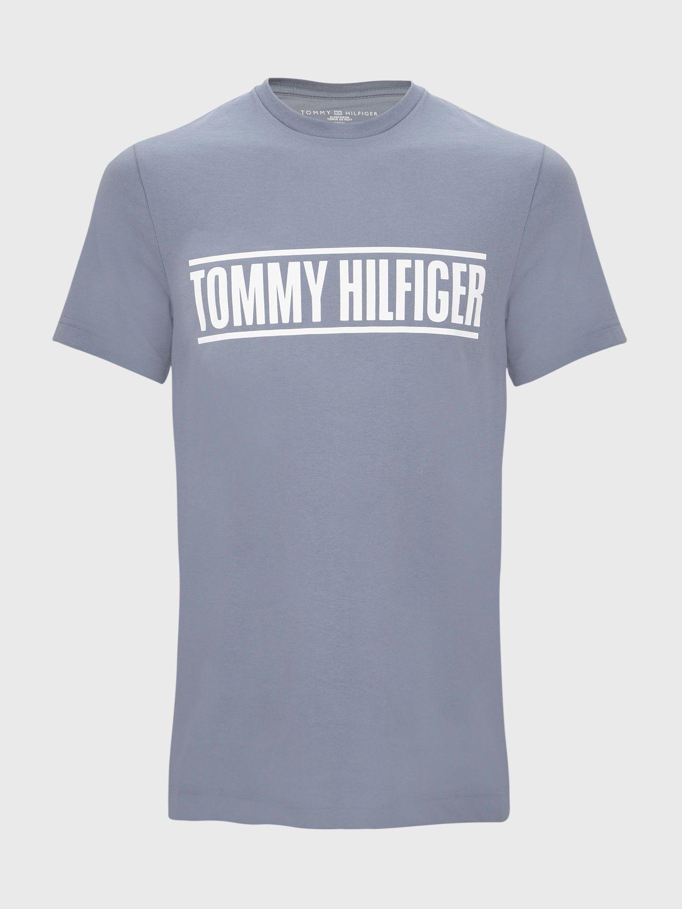Top Pijama C-Neck Gris Tommy Hilfiger M2-0