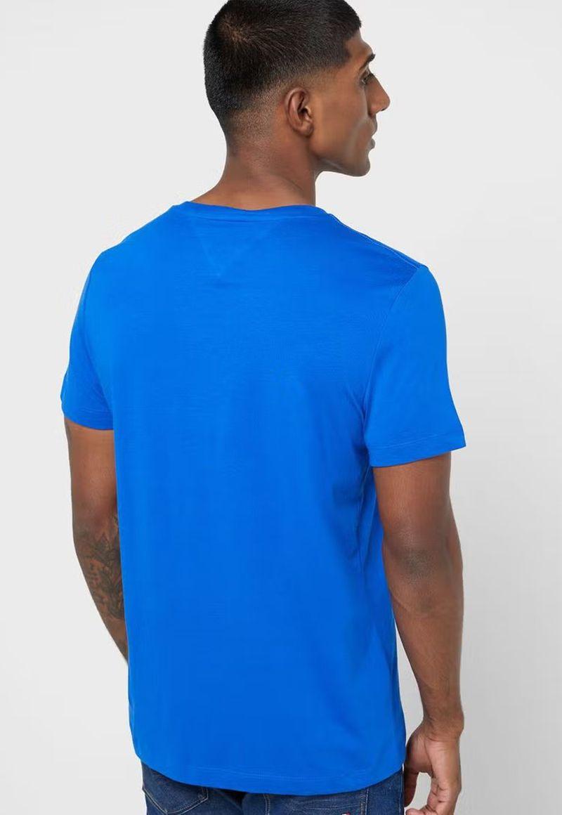 Polera Box Monotype Logo Azul Tommy Hilfiger-2