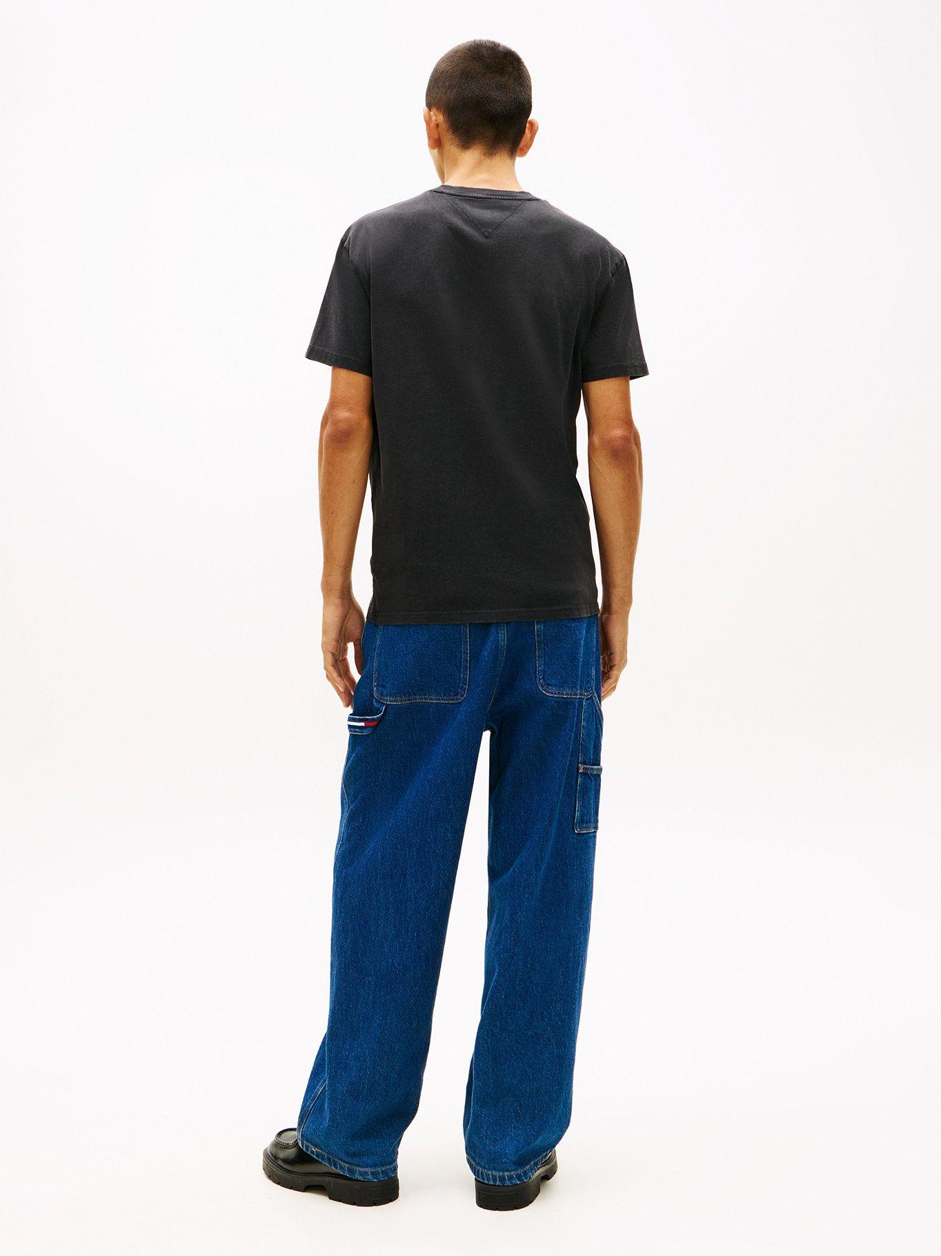 Polera Con Logo Tonal Regular Fit Tommy Jeans Negro-2
