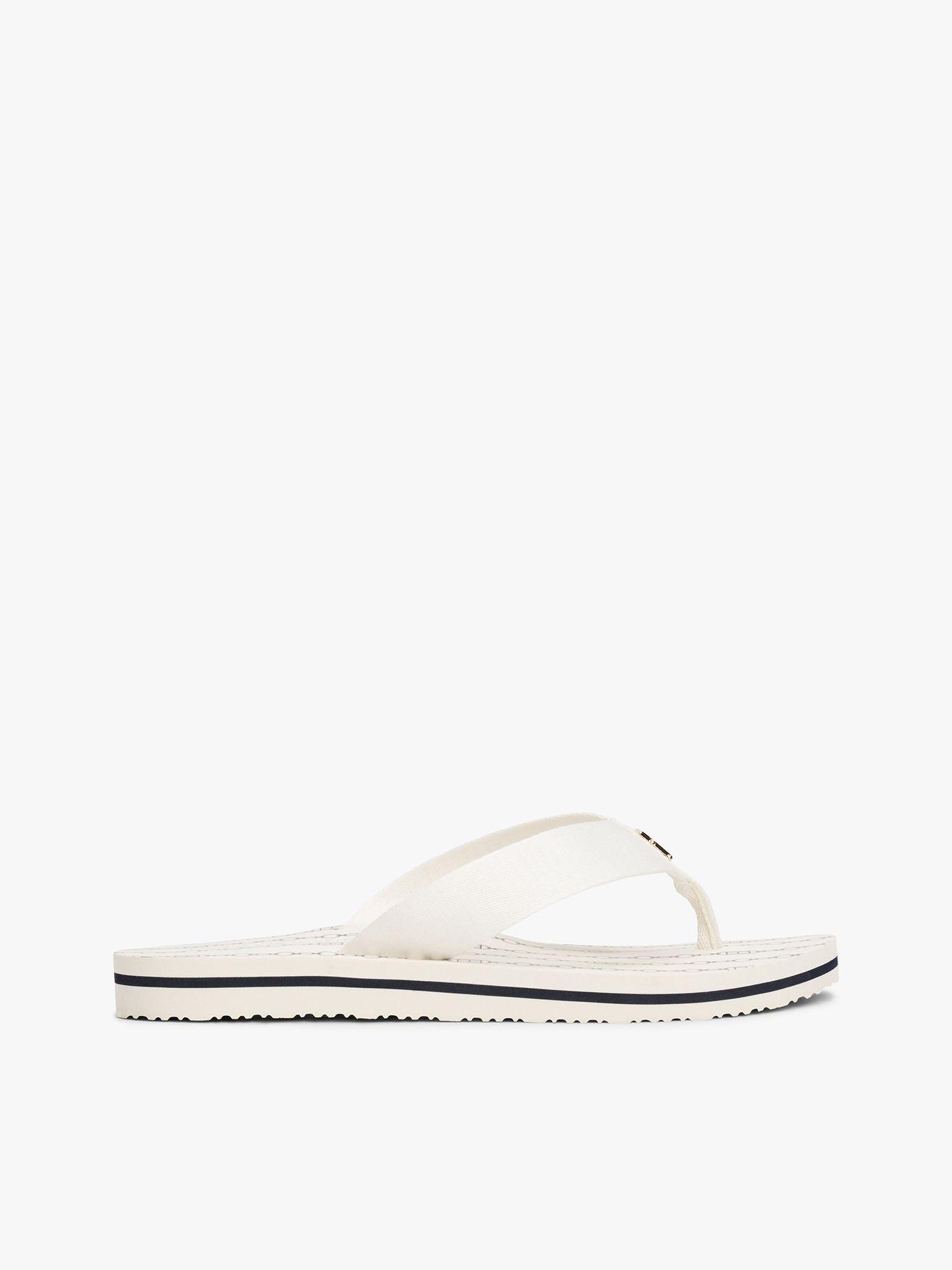 Sandalias Trenzadas Monograma TH Blanco Tommy Hilfiger-4