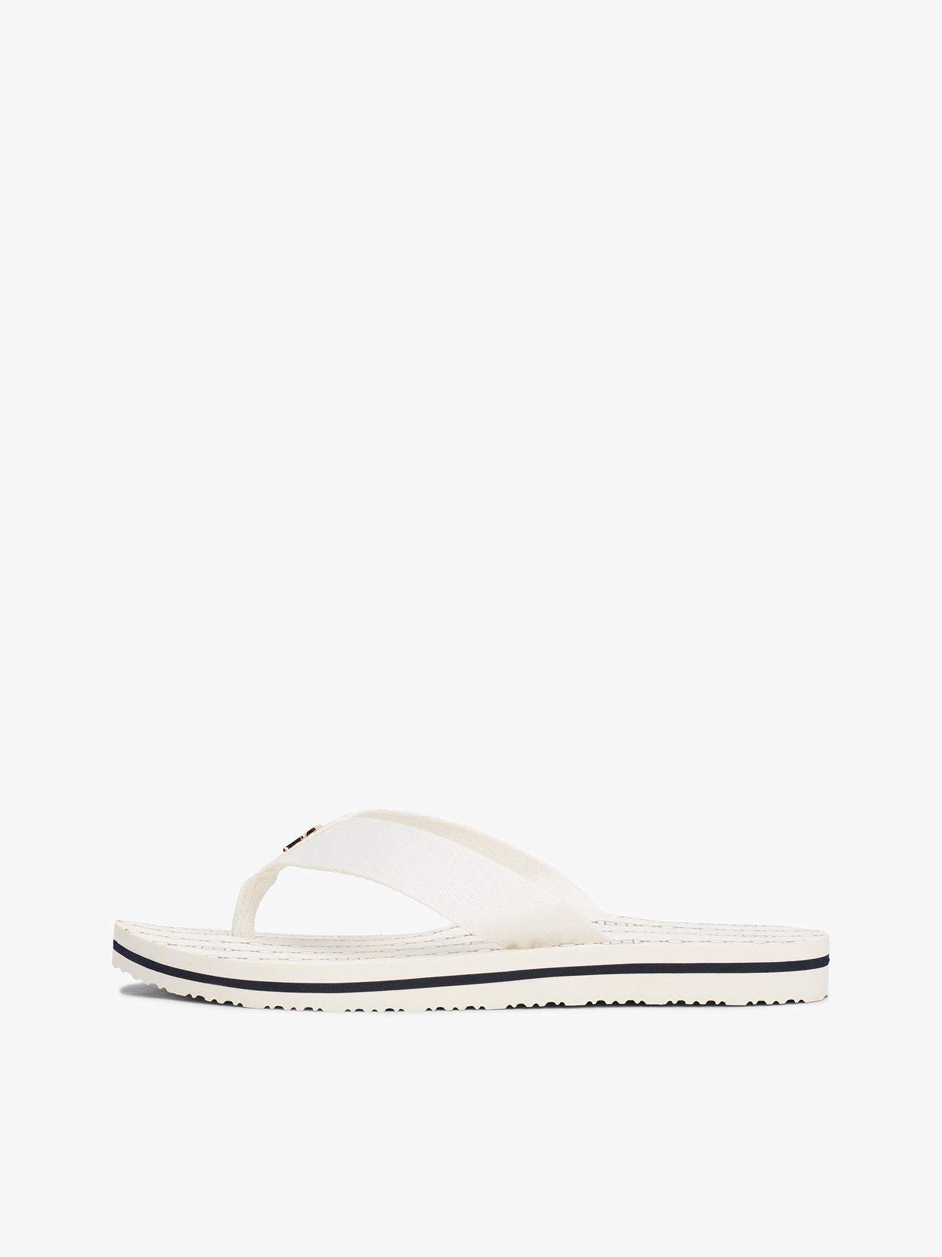 Sandalias Trenzadas Monograma TH Blanco Tommy Hilfiger-5