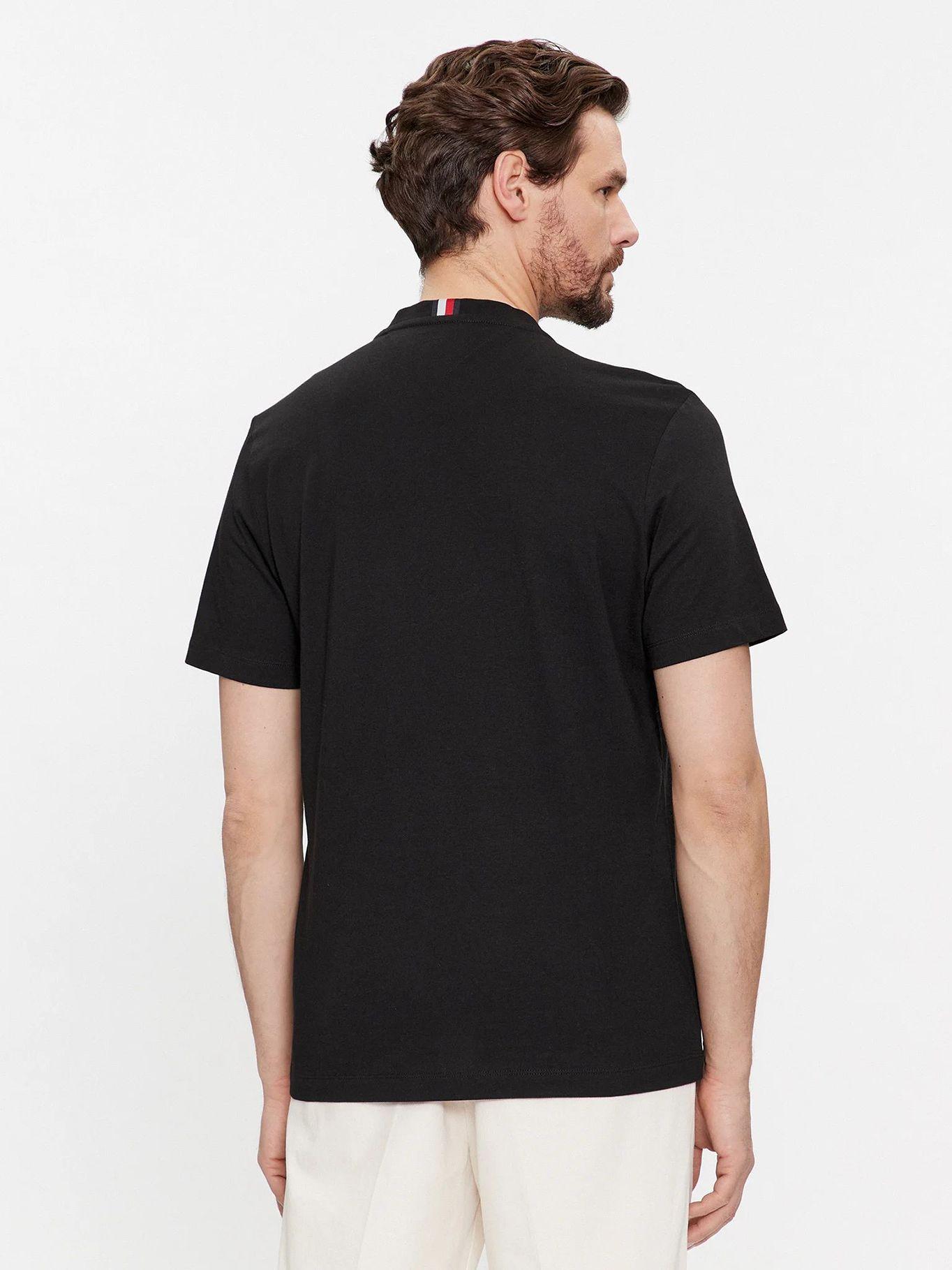 POLERA MONOTYPE STRIPE LOGO NEGRO TOMMY HILFIGER-2