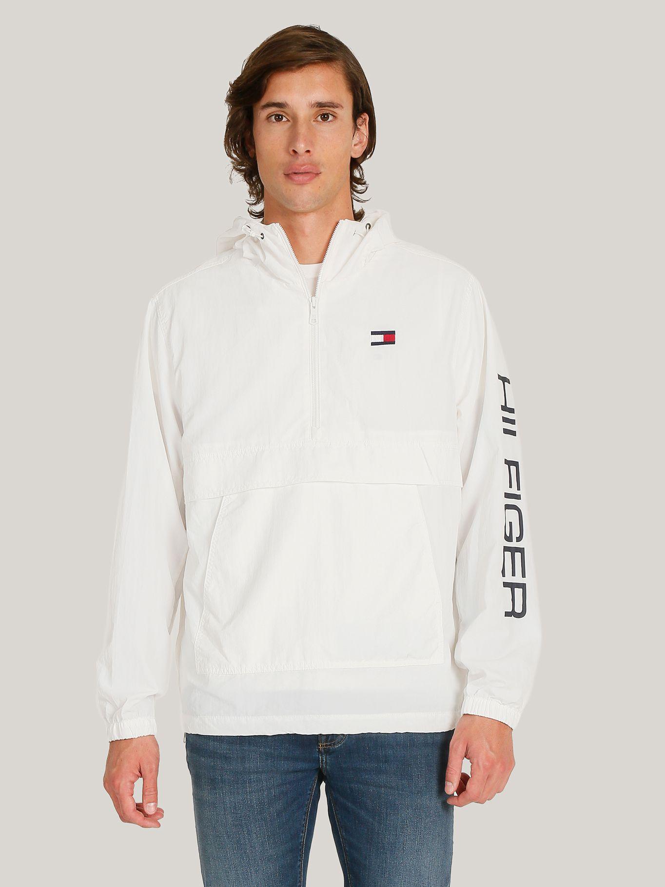 Chaqueta Impermeable De Cierre Blanco Tommy Hilfiger-0