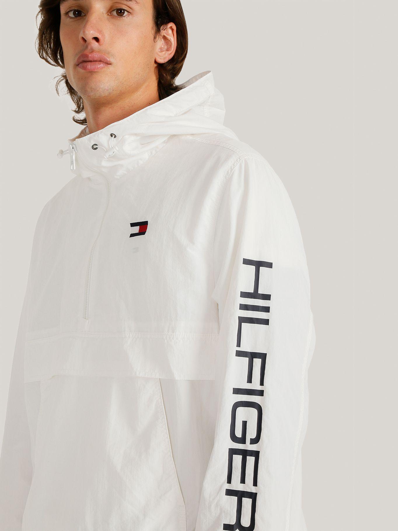 Chaqueta Impermeable De Cierre Blanco Tommy Hilfiger-5