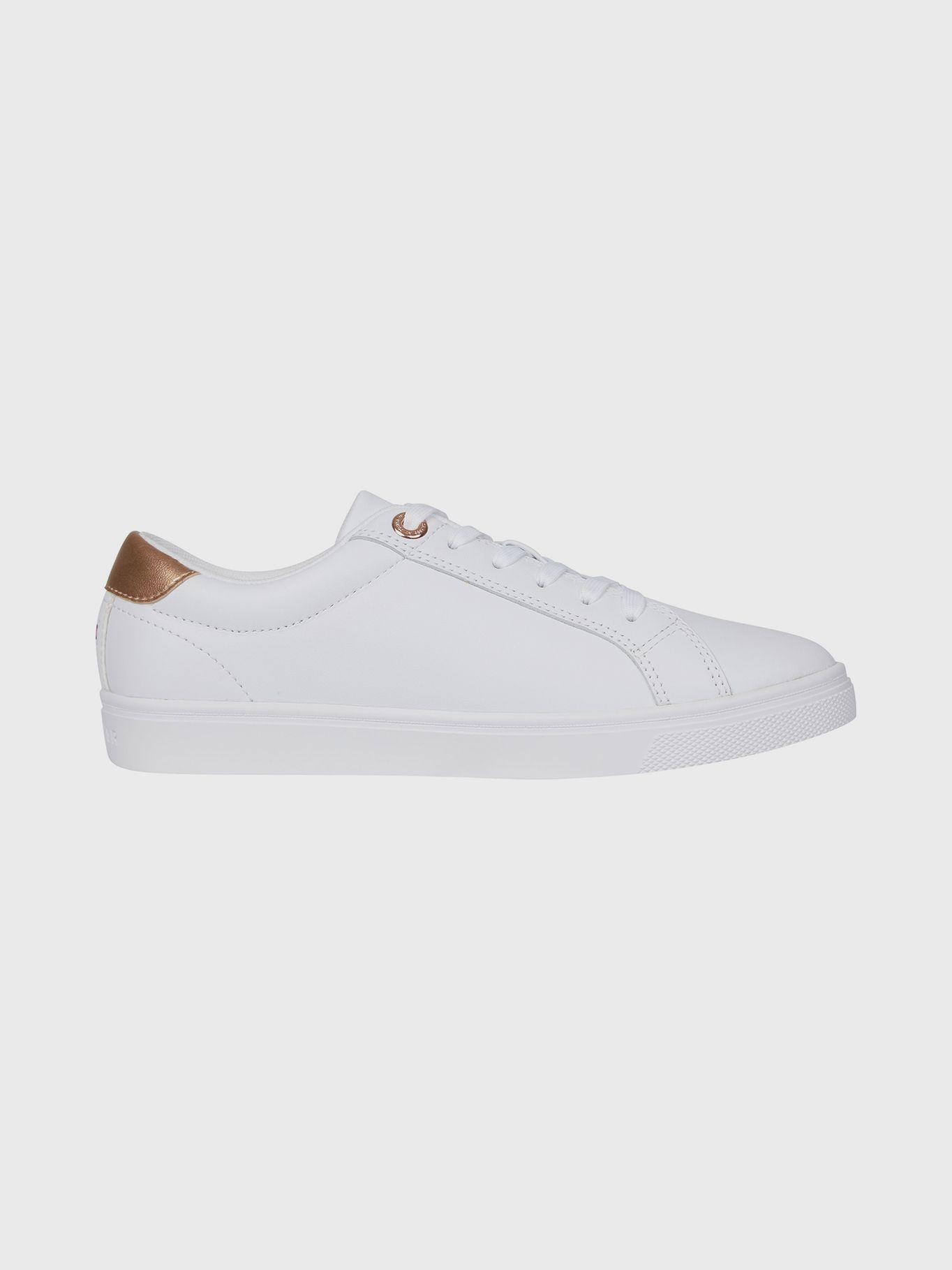 Zapatilla Elite De Cuero Blanco Tommy Hilfiger-0