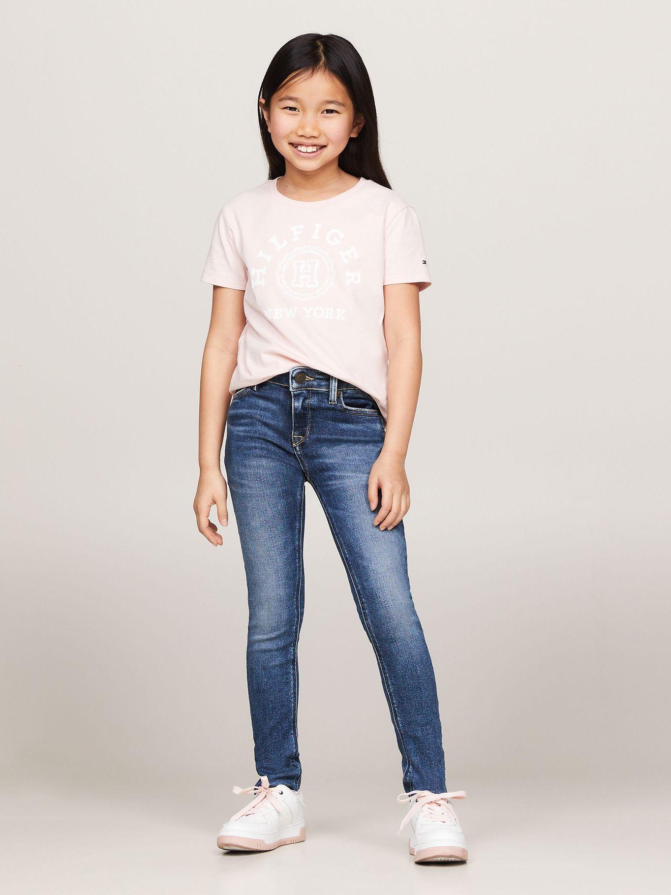 Jeans Niña Talle Medio Azul Tommy Hilfiger-0