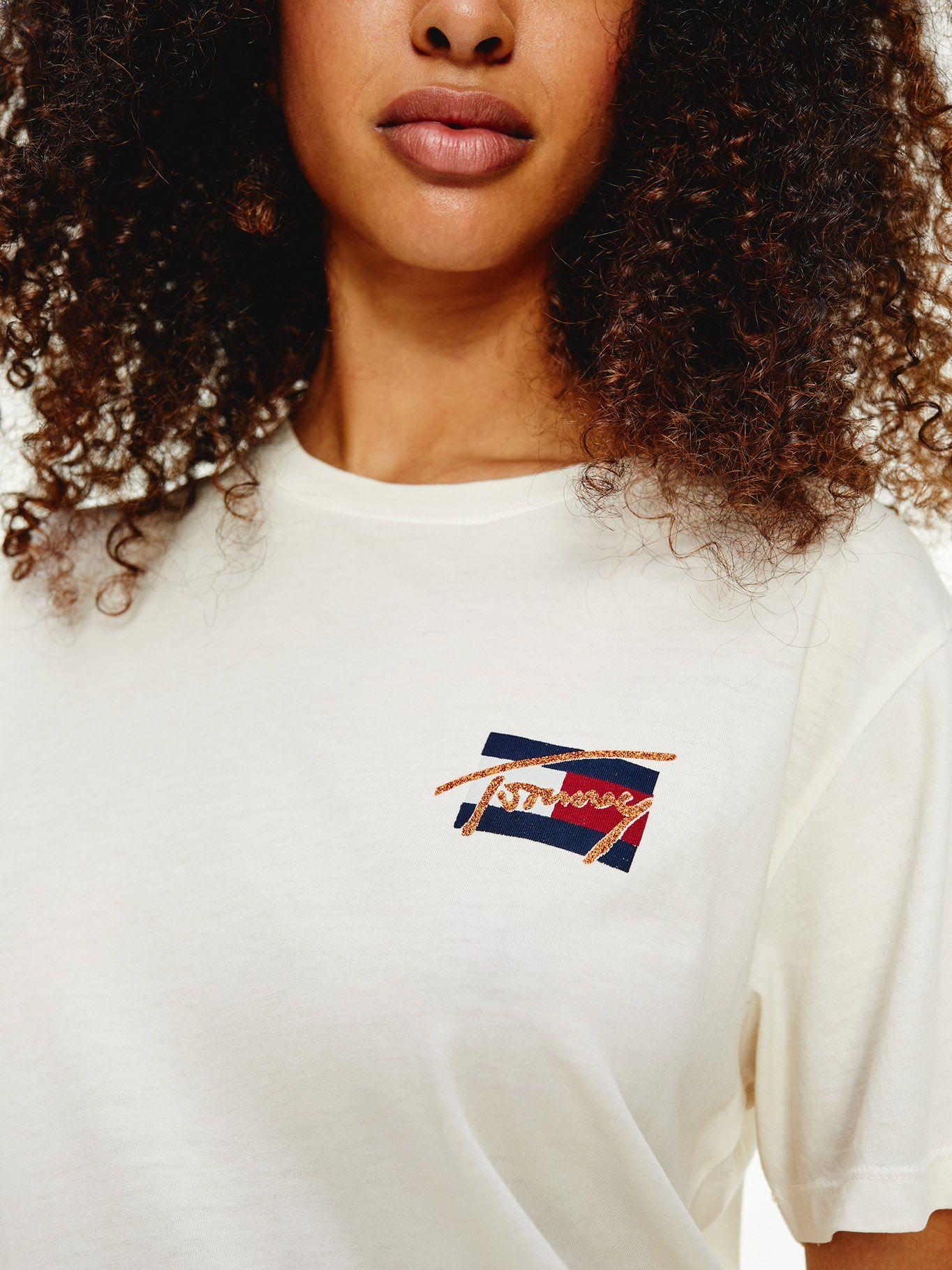 Polera Relaxed Vintage Blanco Tommy Jeans A2-2