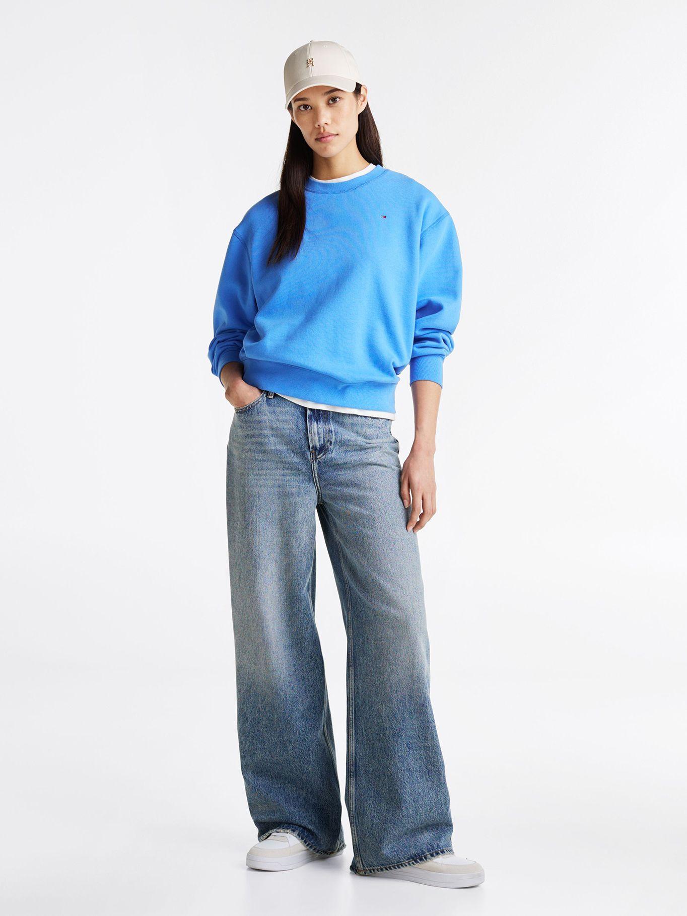 Polerón Con Logo Bordado Regular Fit Azul Tommy Hilfiger-1