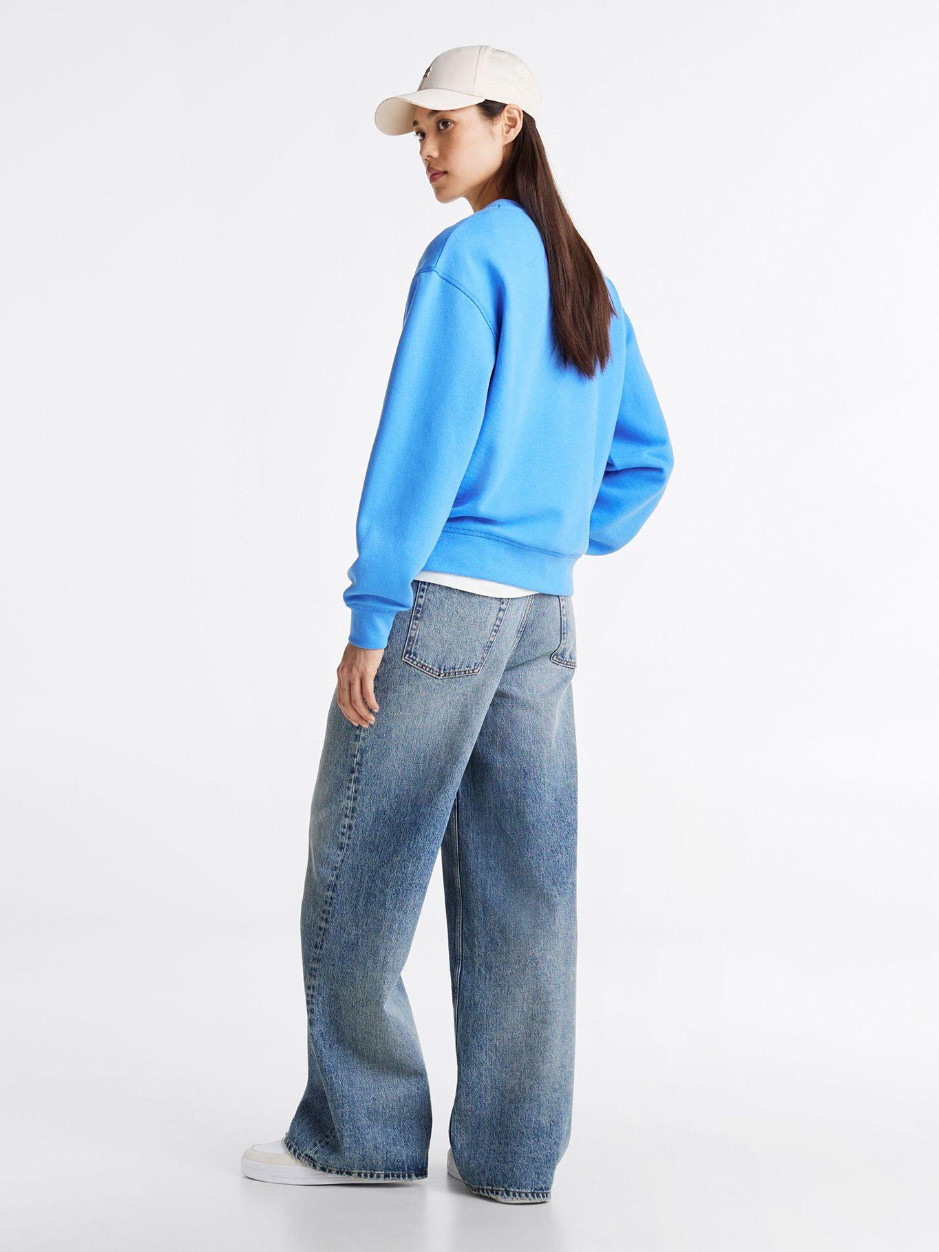 Polerón Con Logo Bordado Regular Fit Azul Tommy Hilfiger-2