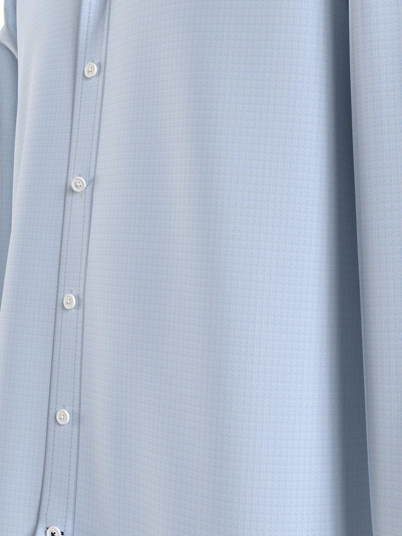 Camisa Popelín Regular Celeste Tommy Hilfiger A2-4