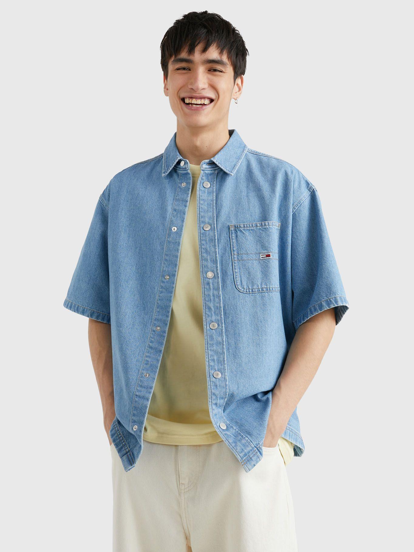 Sobrecamisa Denim Oversize Azul Tommy Jeans-0