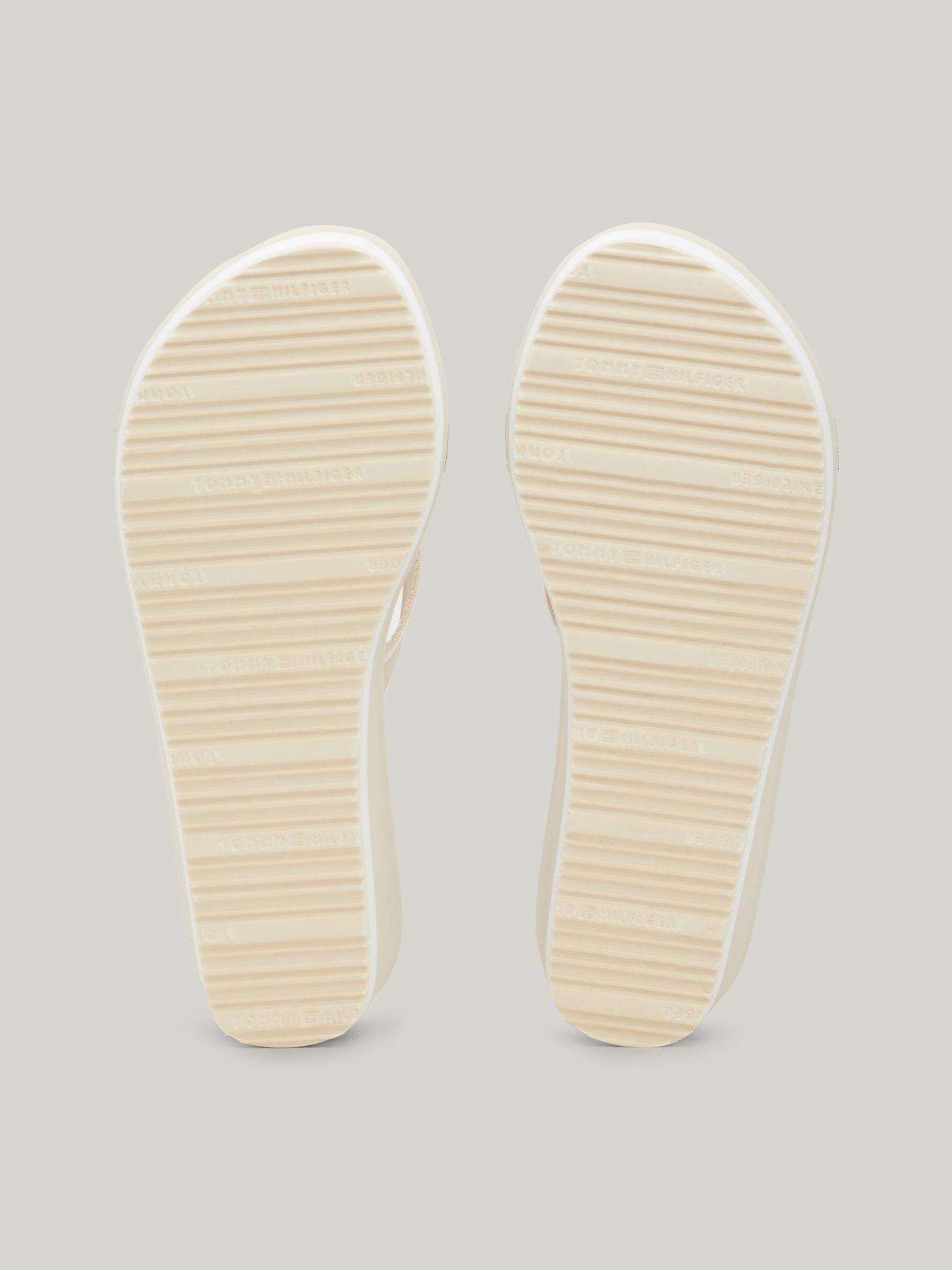 Sandalias Plataforma Y Con Logo Beige Tommy Hilfiger-3