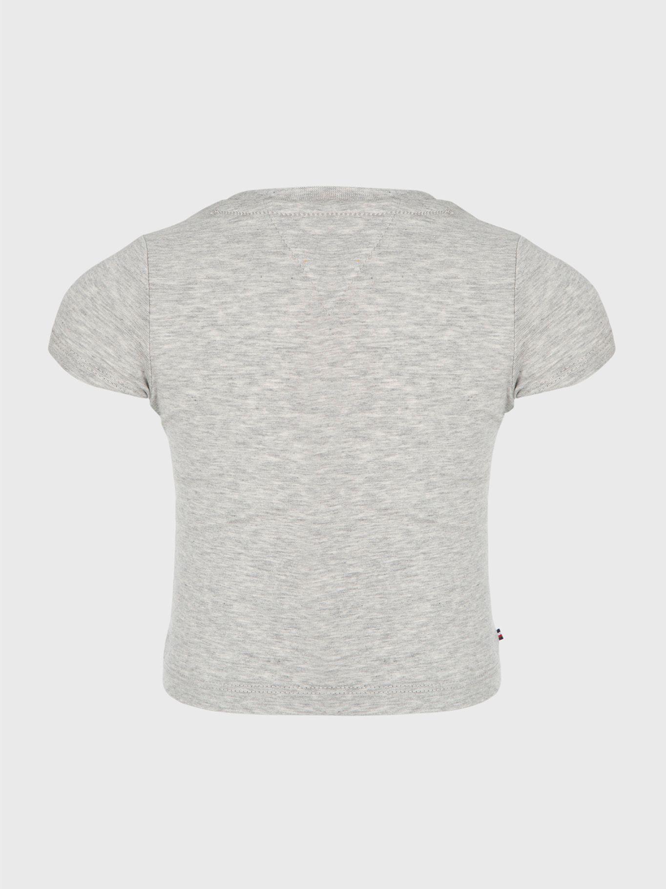 Polera Logo Corazón Gris Tommy Hilfiger E2-1