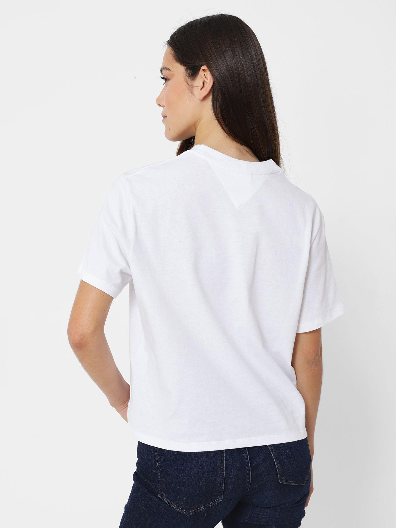 Polera Essential Classic Con Logo Blanco Tommy Jeans-2
