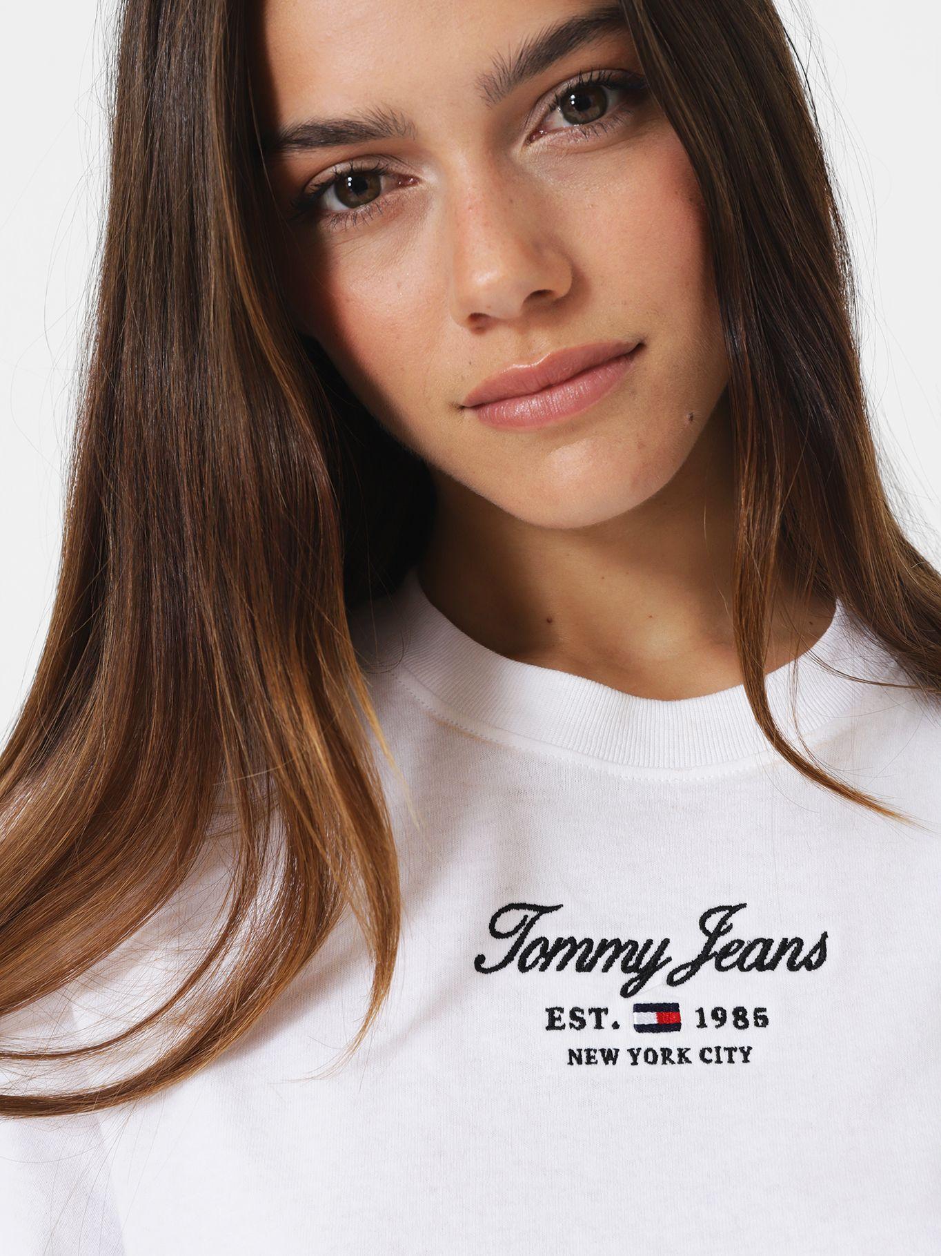 Polera Essential Classic Con Logo Blanco Tommy Jeans-3