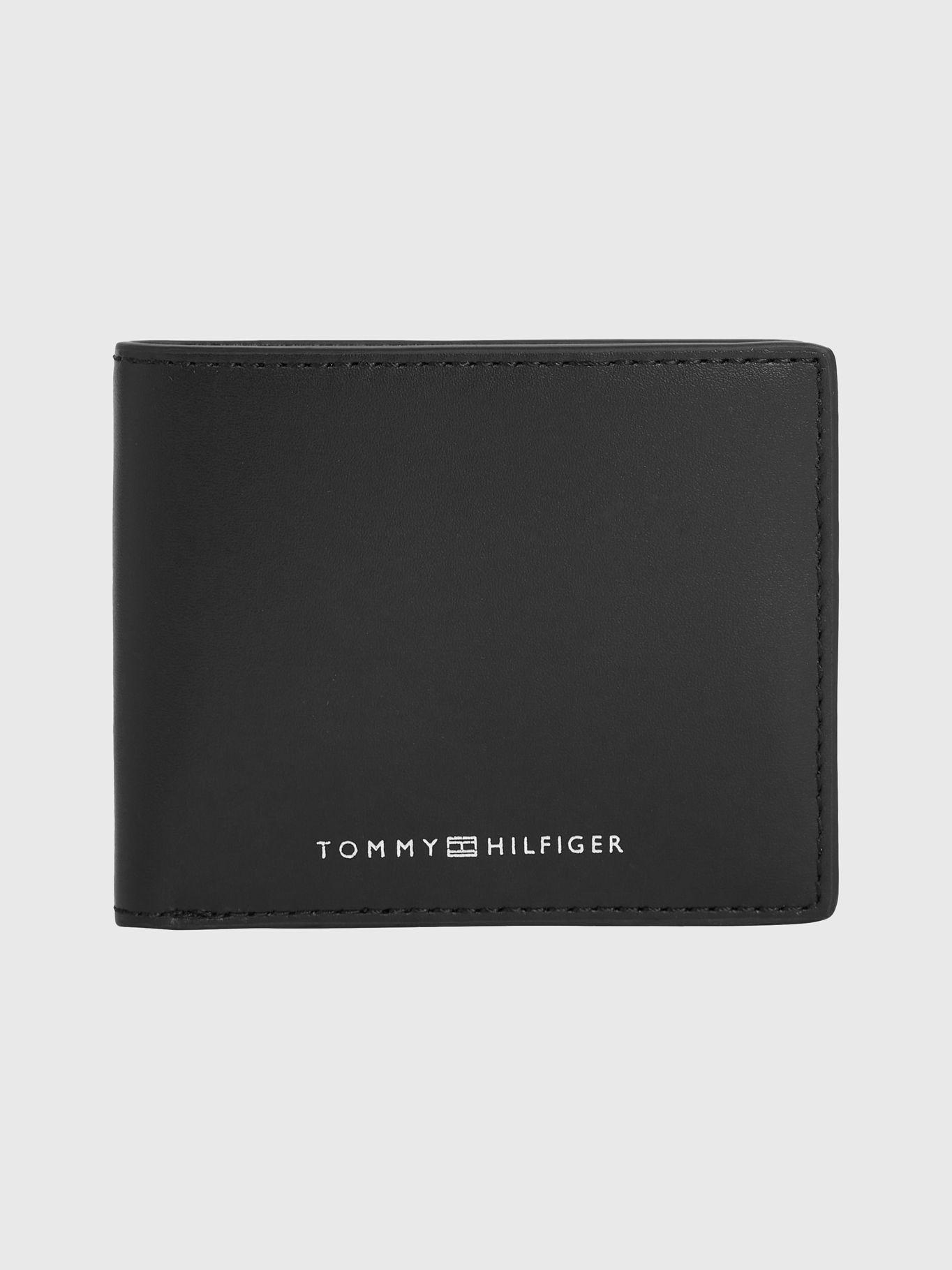 Billetera Modern De Cuero Negro Tommy Hilfiger-0