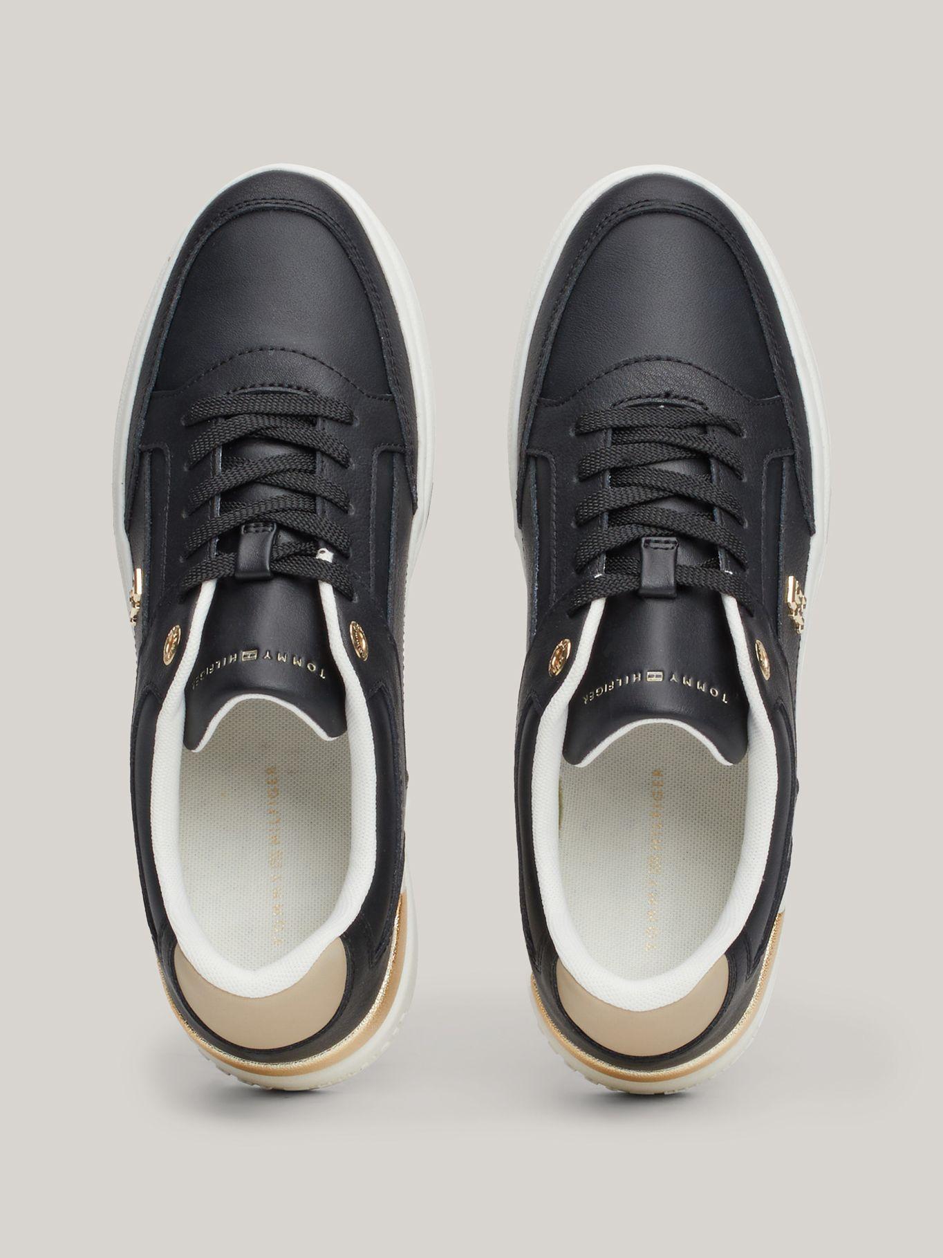 Zapatillas Feminine Court Con Logo Negro Tommy Hilfiger-2