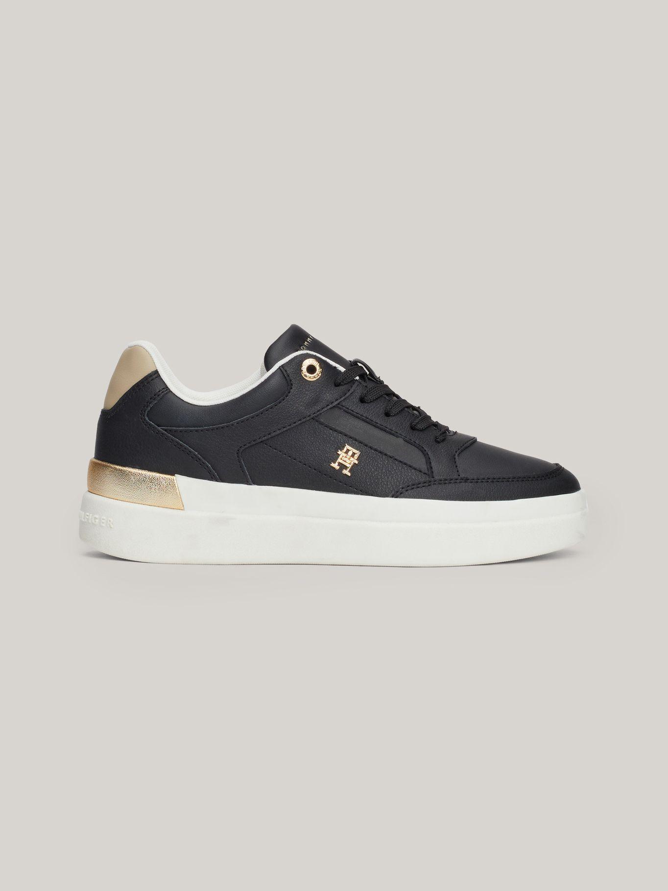 Zapatillas Feminine Court Con Logo Negro Tommy Hilfiger-4