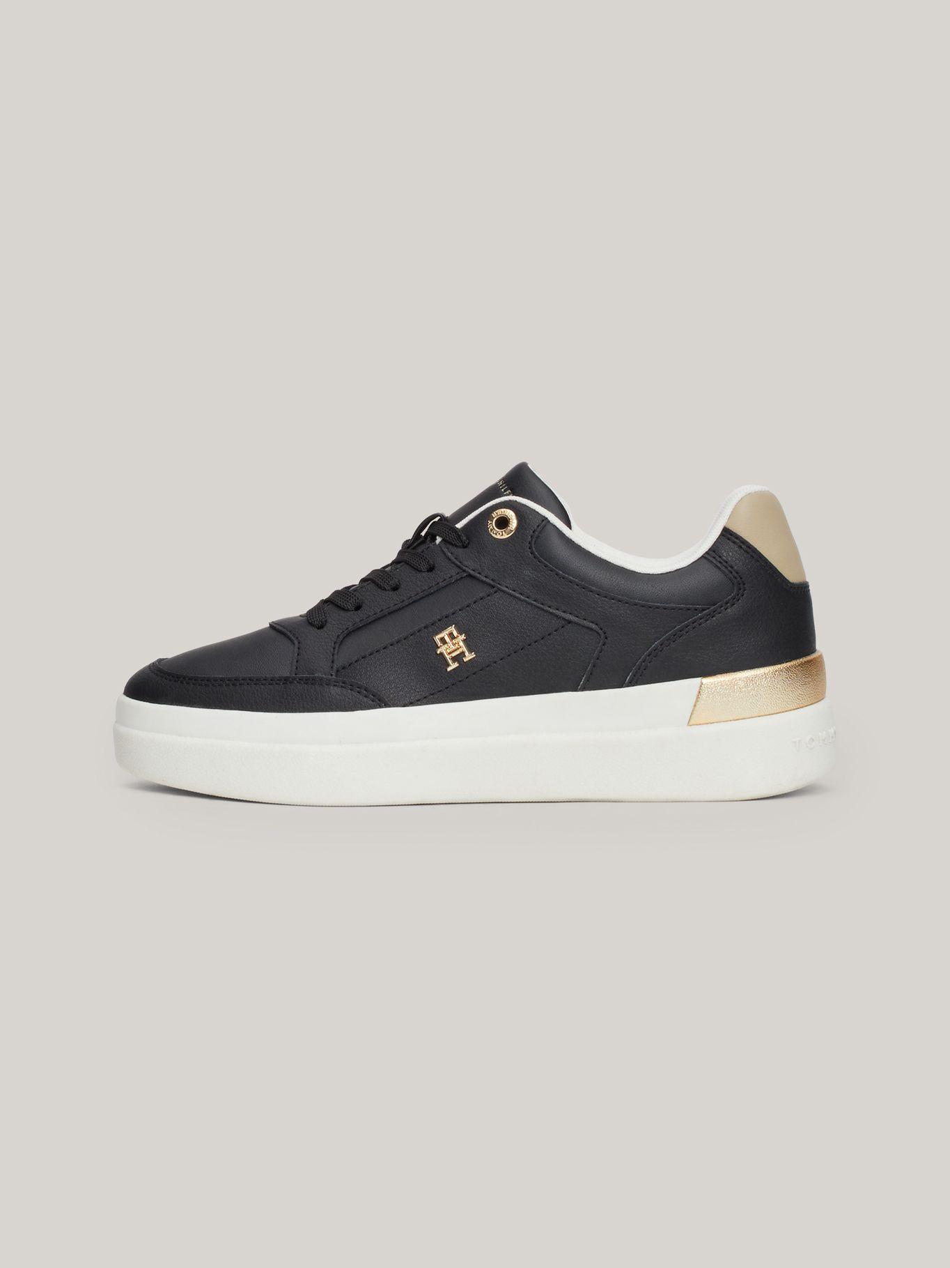Zapatillas Feminine Court Con Logo Negro Tommy Hilfiger-5