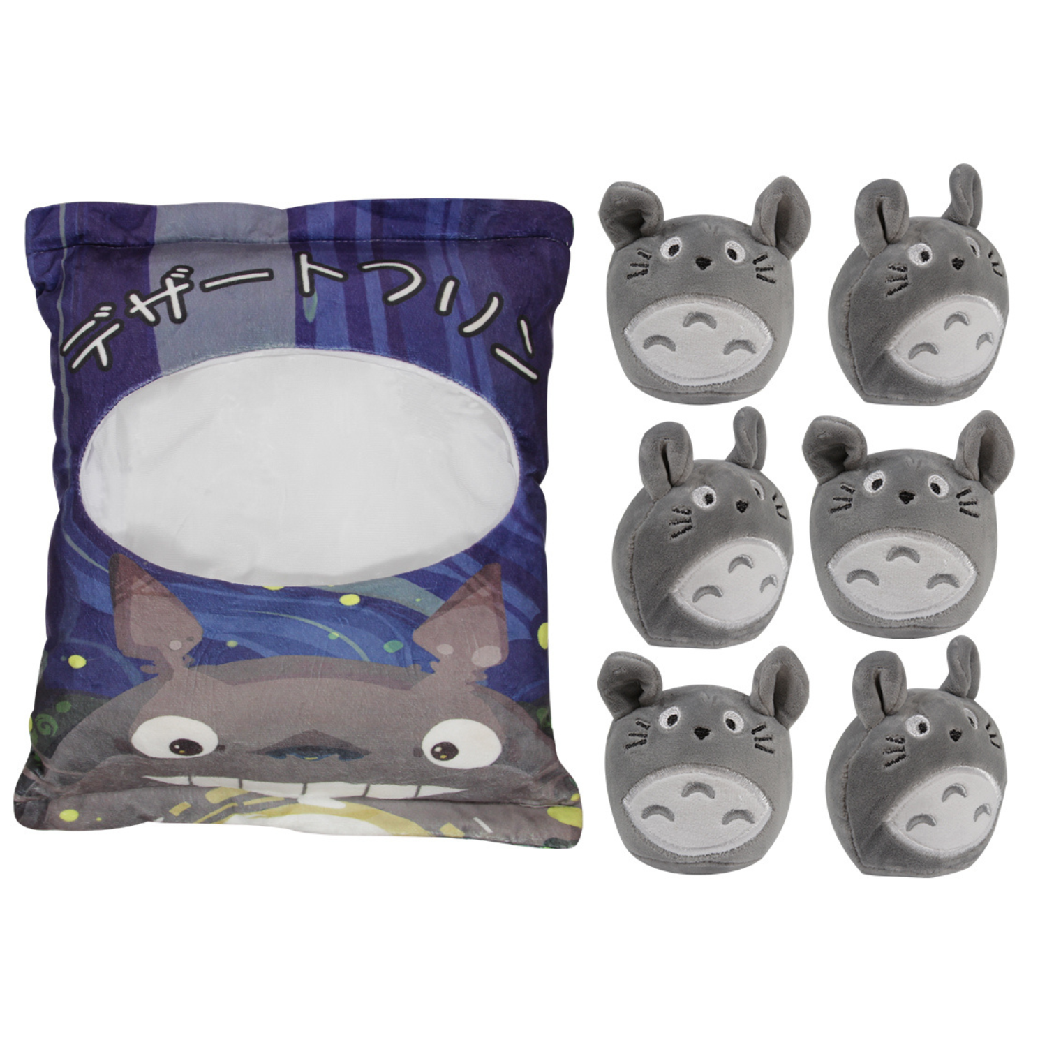 Almohada rellena de peluches Totoro-2