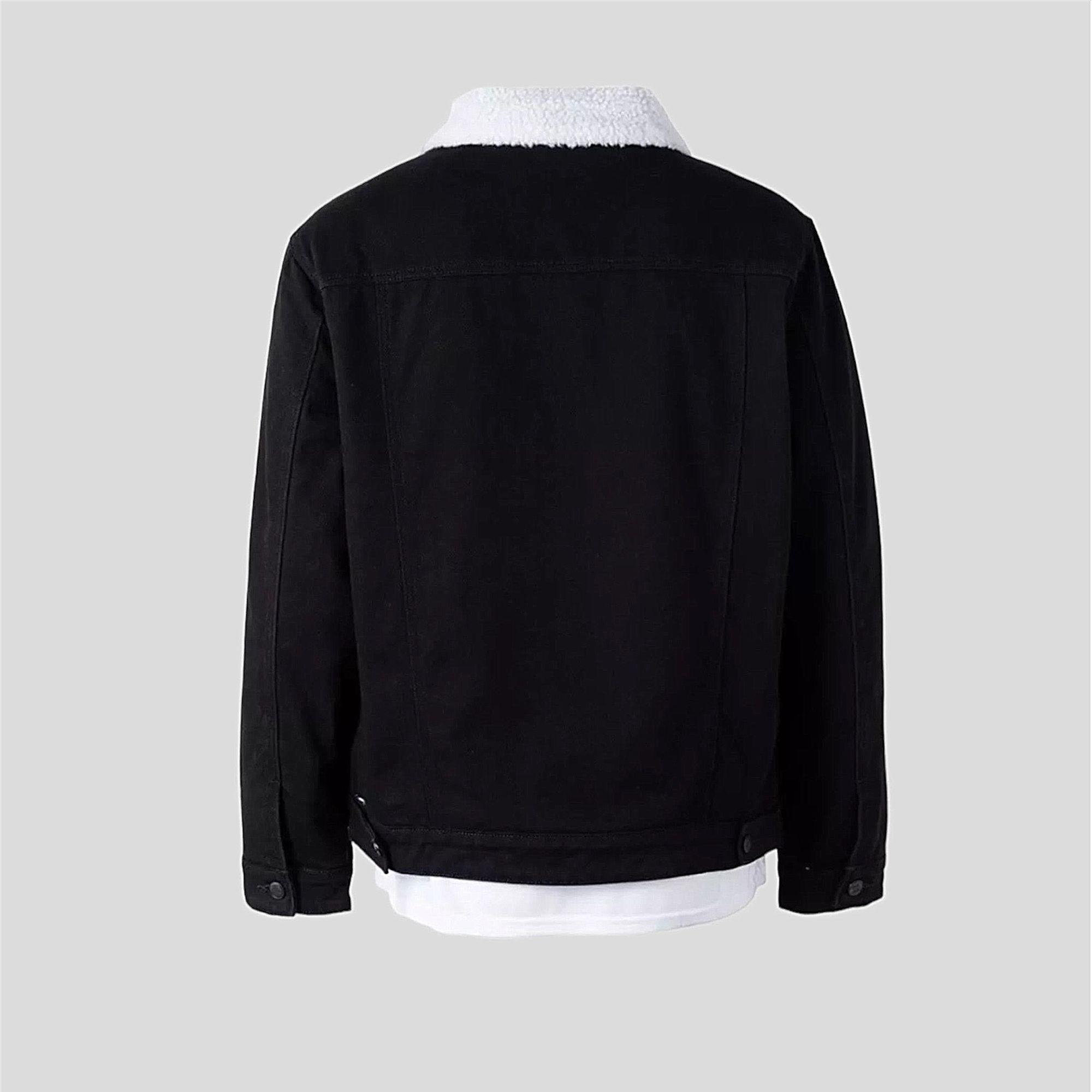 Chaqueta Mezclilla Chiporro Hombre Negro-1