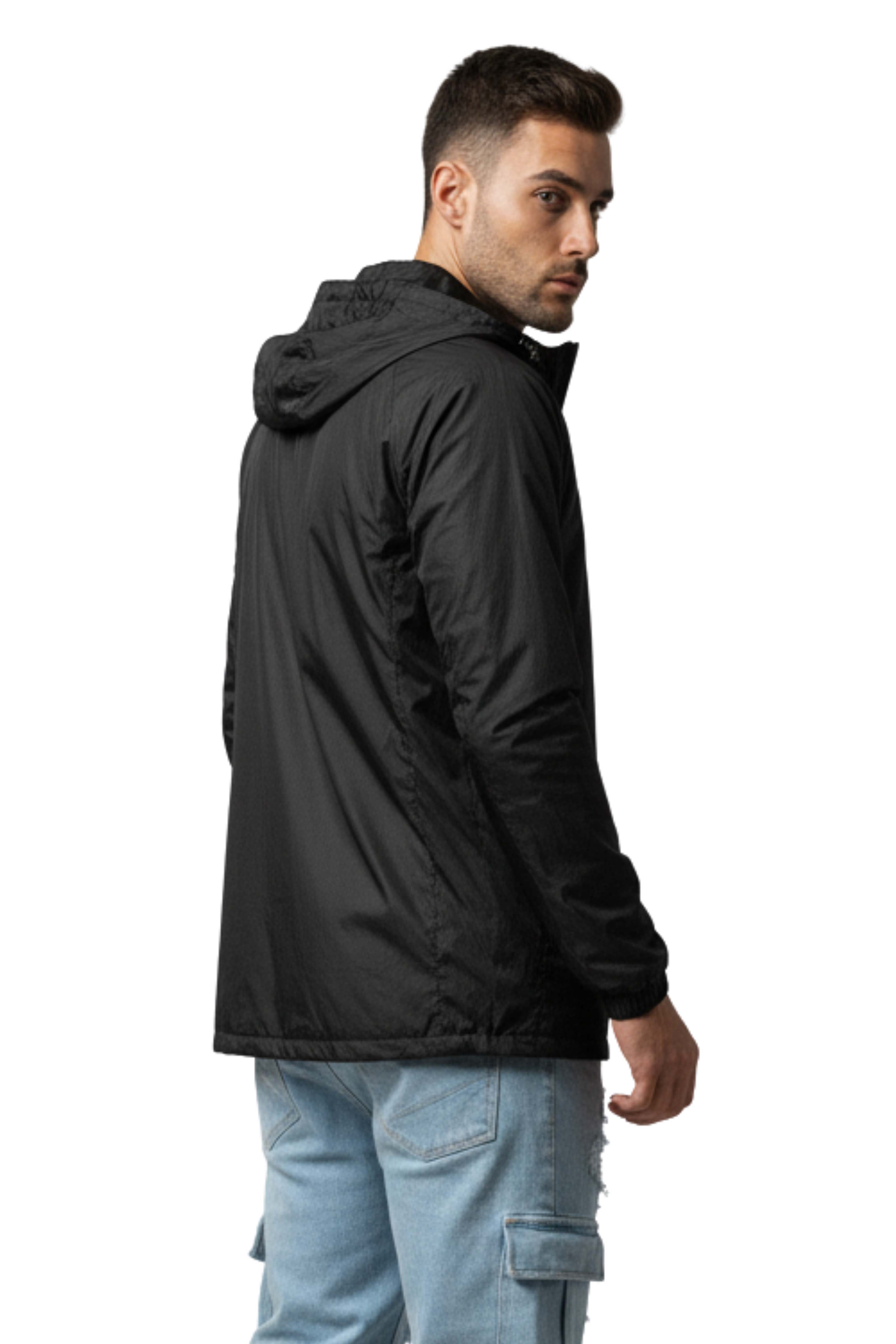 Chaqueta Cortaviento Impermeable Hombre-1