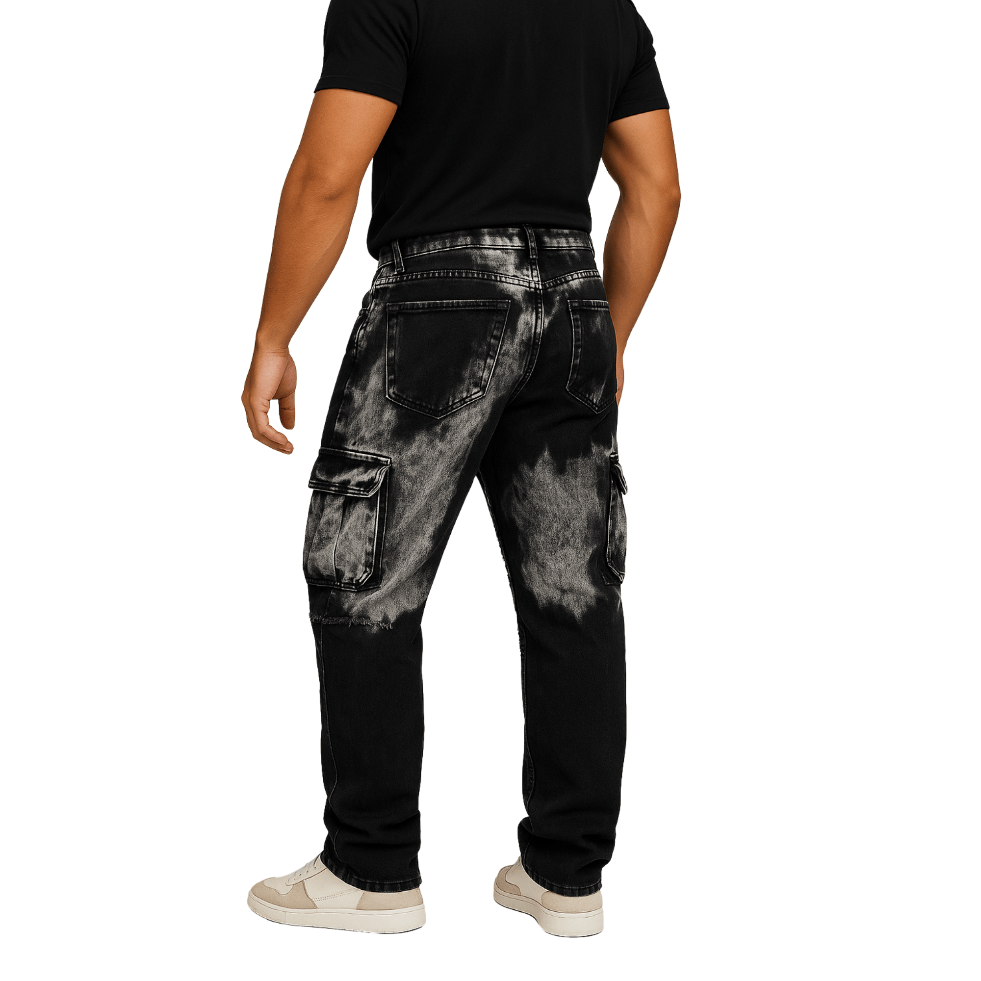 Pantalon Cargo Acid Wash Hombre Spain-2