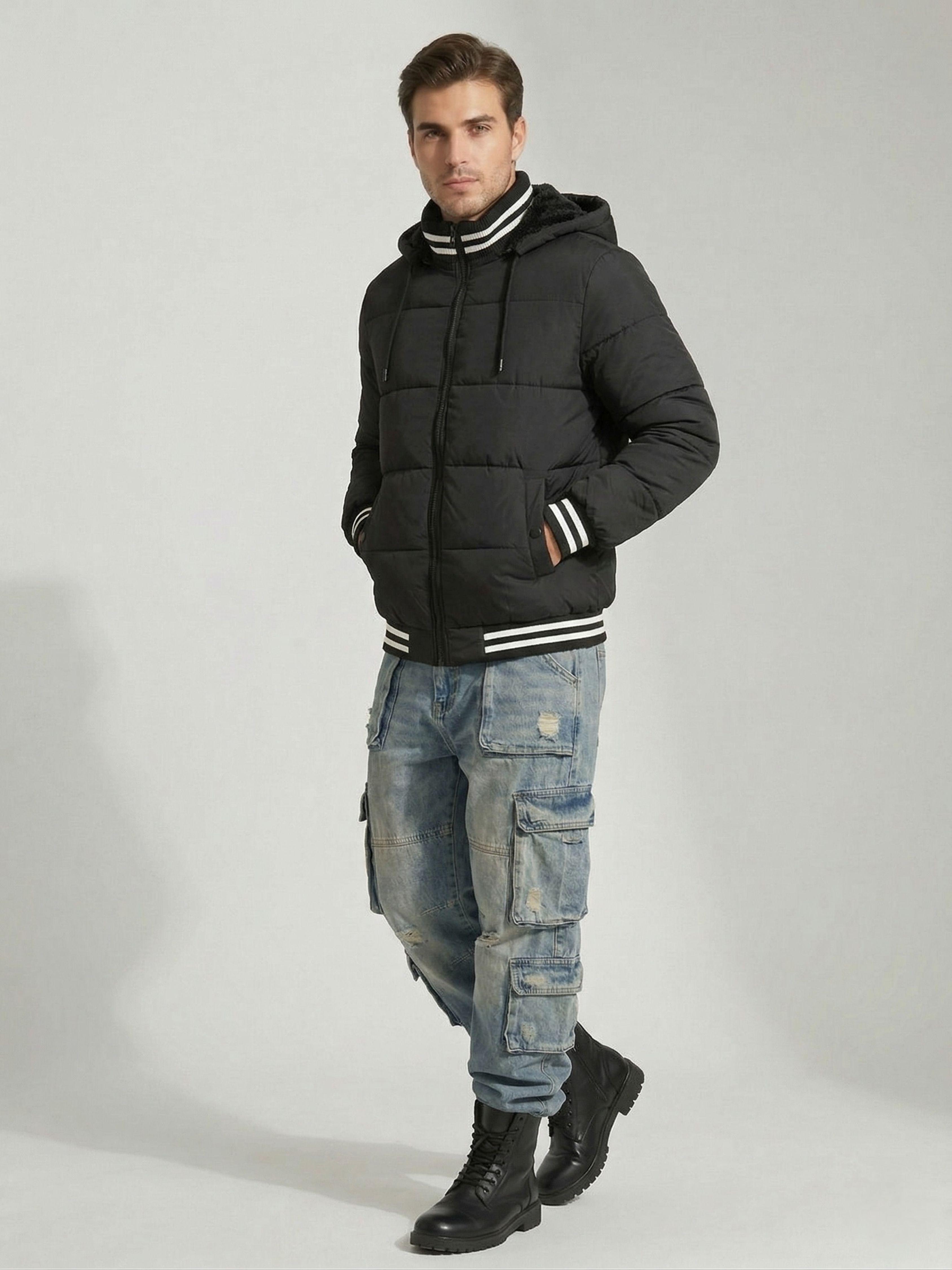 Chaqueta Parka Forrada Polar Hombre Bohemia-2