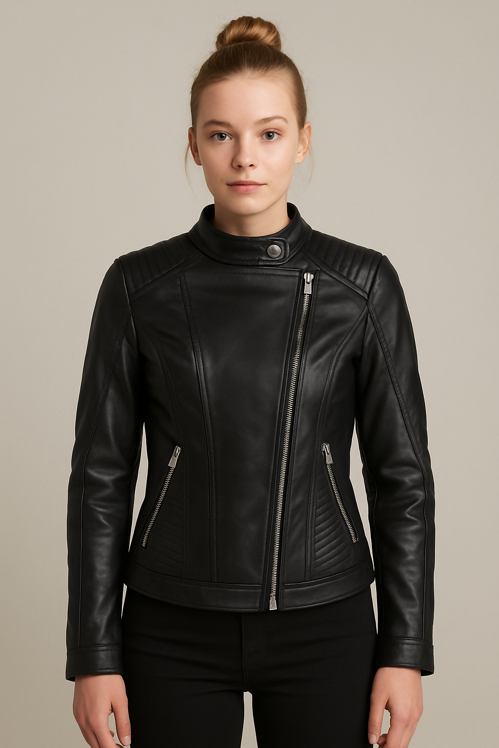 Chaqueta Ecocuero Olimpus Mujer-1