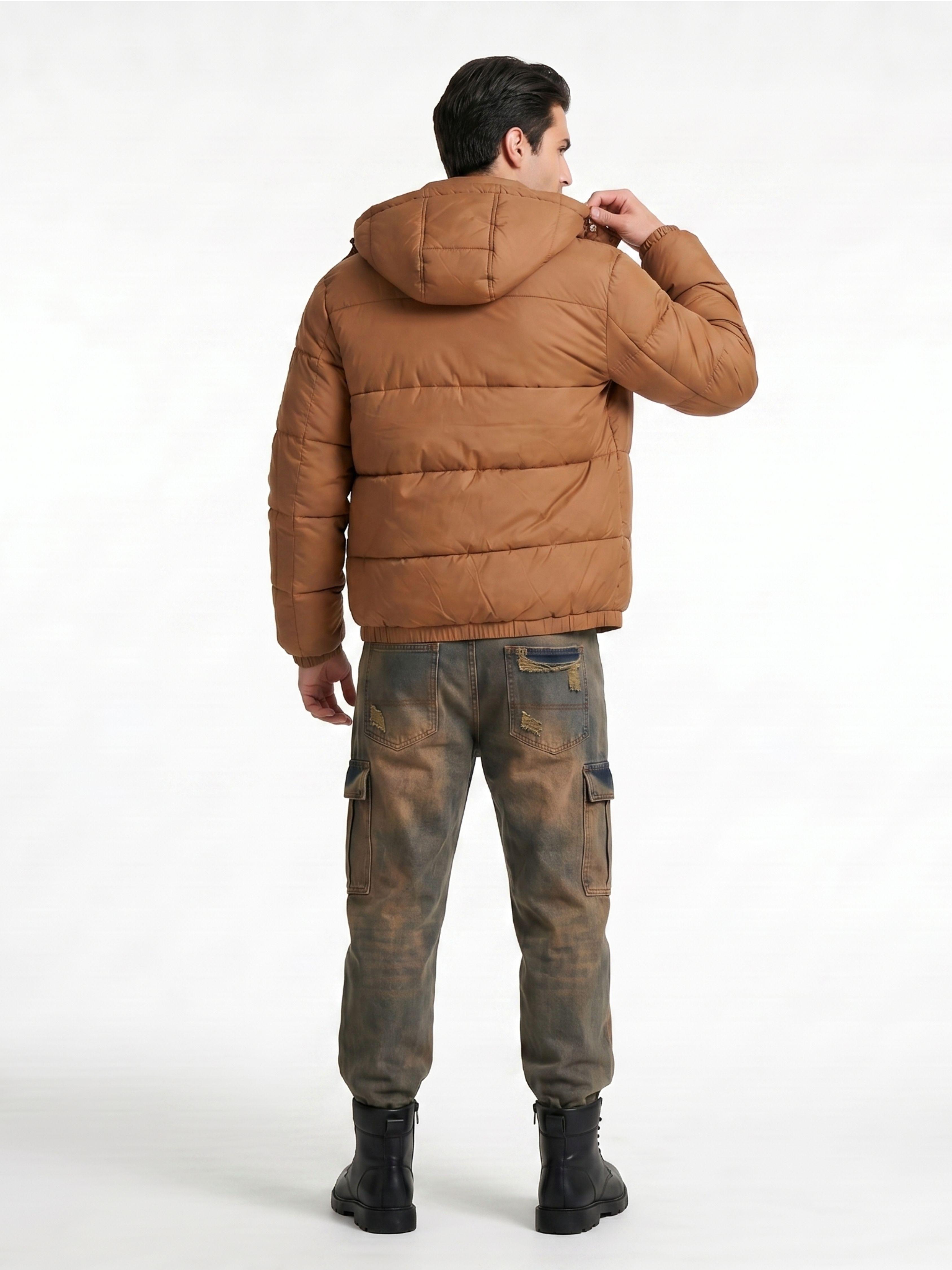 Chaqueta Parca Acolchada Impermeable Hombre-2