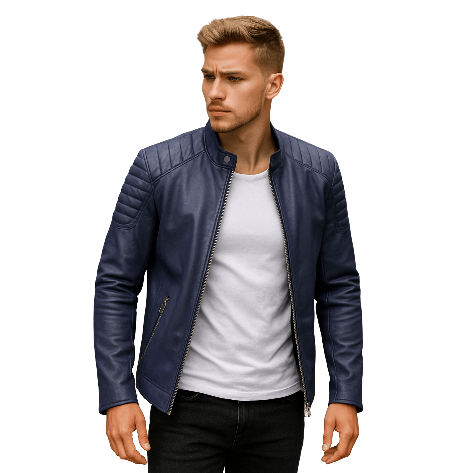 Chaqueta Ecocuero Soft Berlin Hombre-0