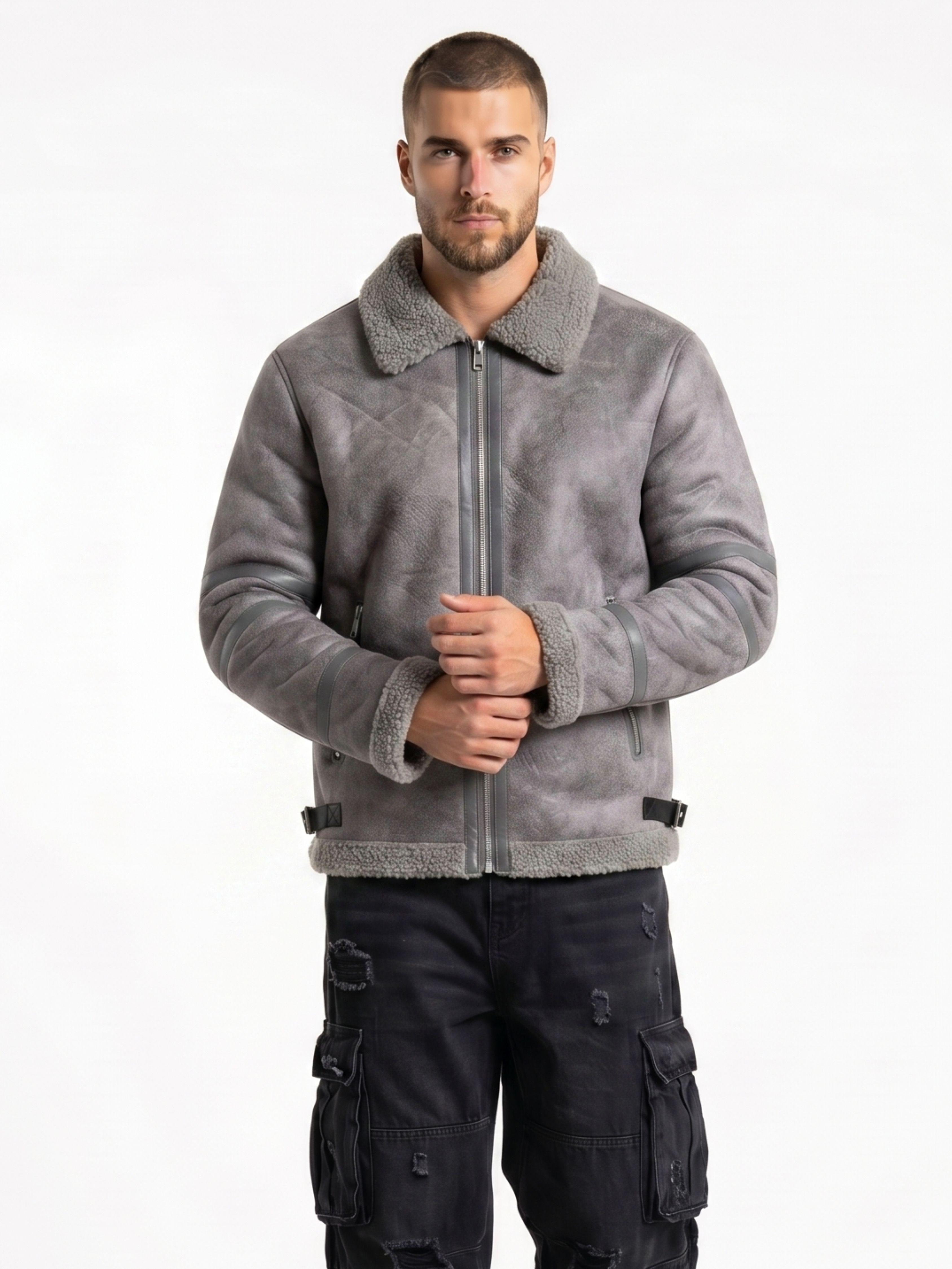 Chaqueta Ecocuero Grecia Hombre-0