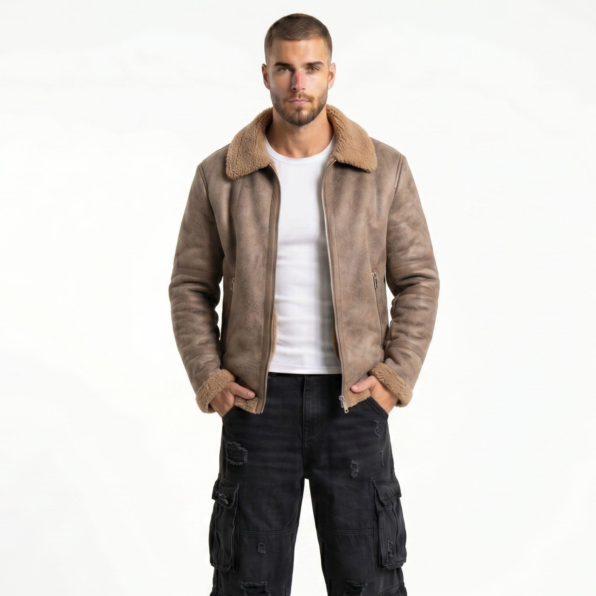 Chaqueta Ecocuero Grecia Hombre-0