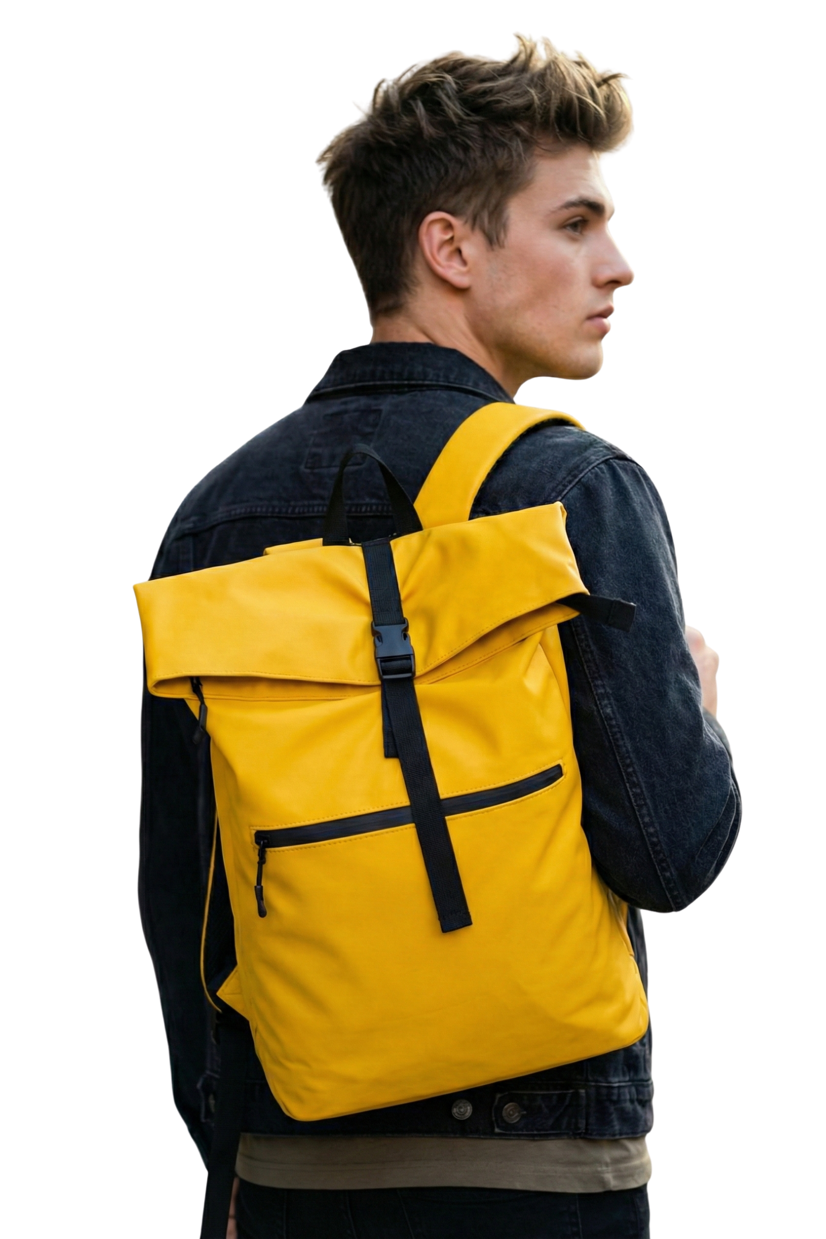 Mochila Urbana Roll Top Impermeable Porta Laptop Zeus-2