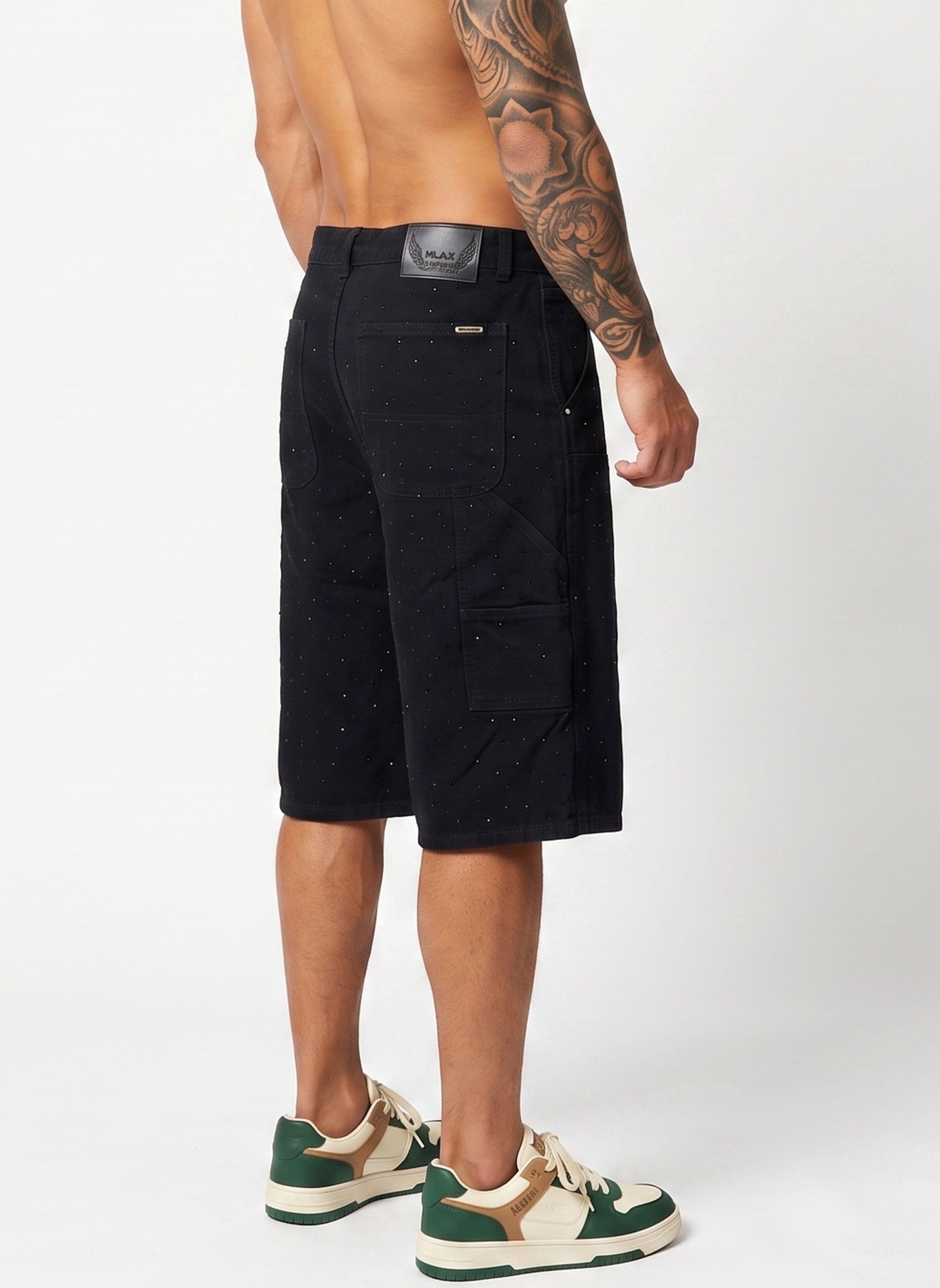 Short Bermuda Denim Brillos Relaxed Fit Hombre Diamond-2