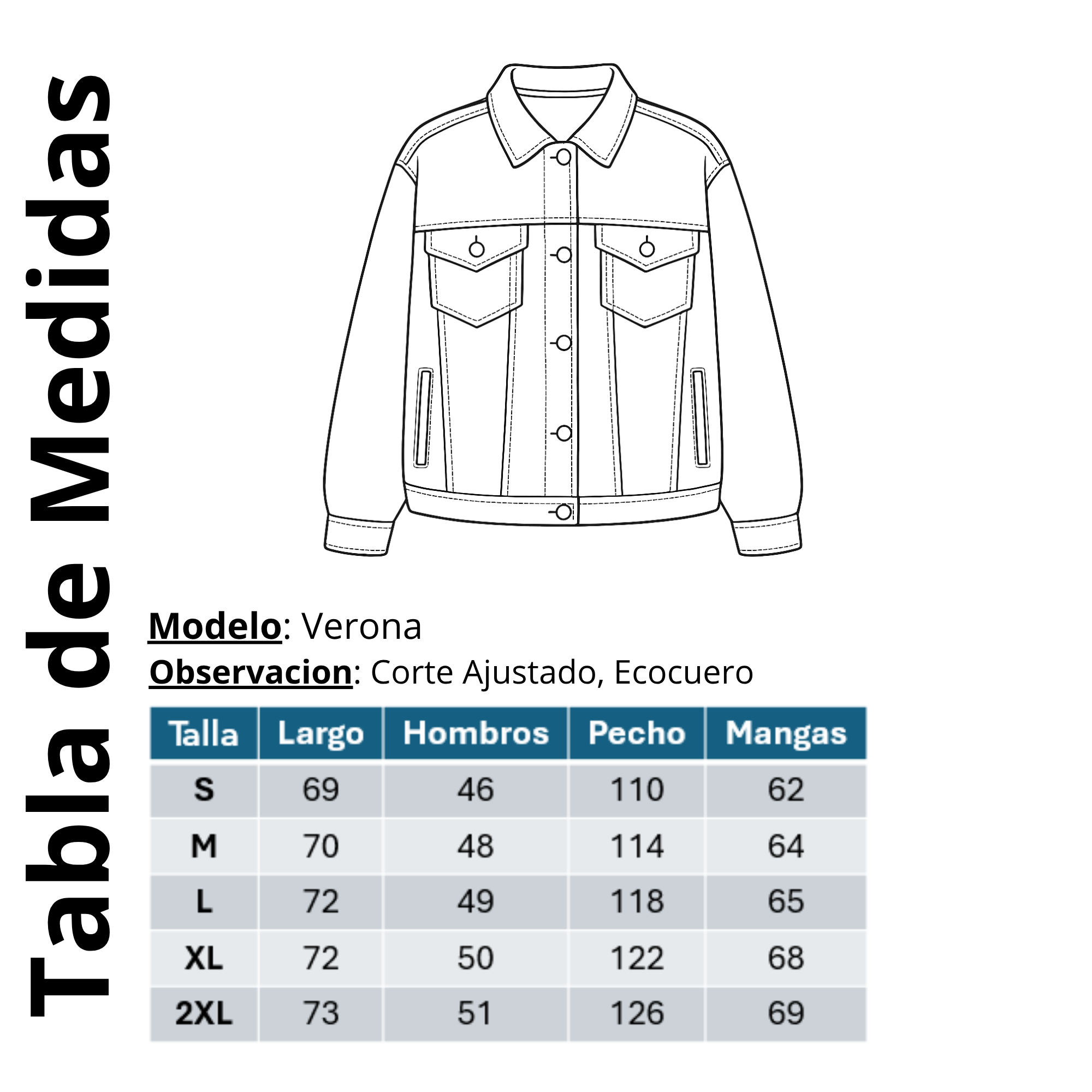 Chaqueta Ecocuero Clasica Hombre Verona-2