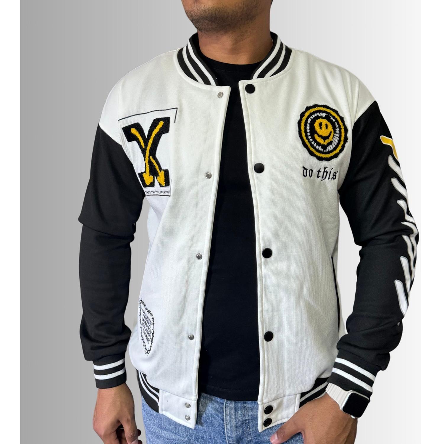 Sweater Poleron Baseball Smile Hombre-1