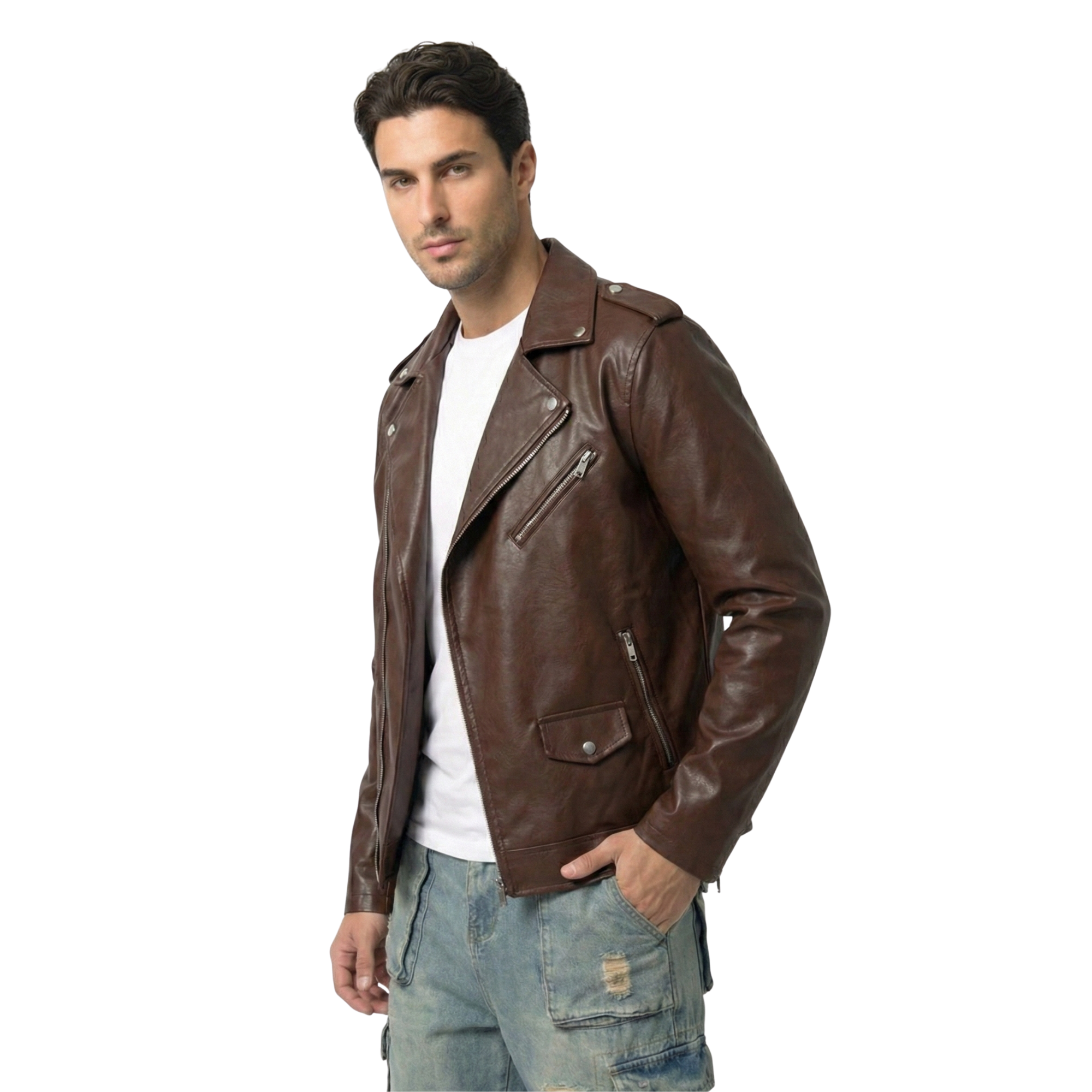 Chaqueta Ecocuero Soft Hombre Milan-2