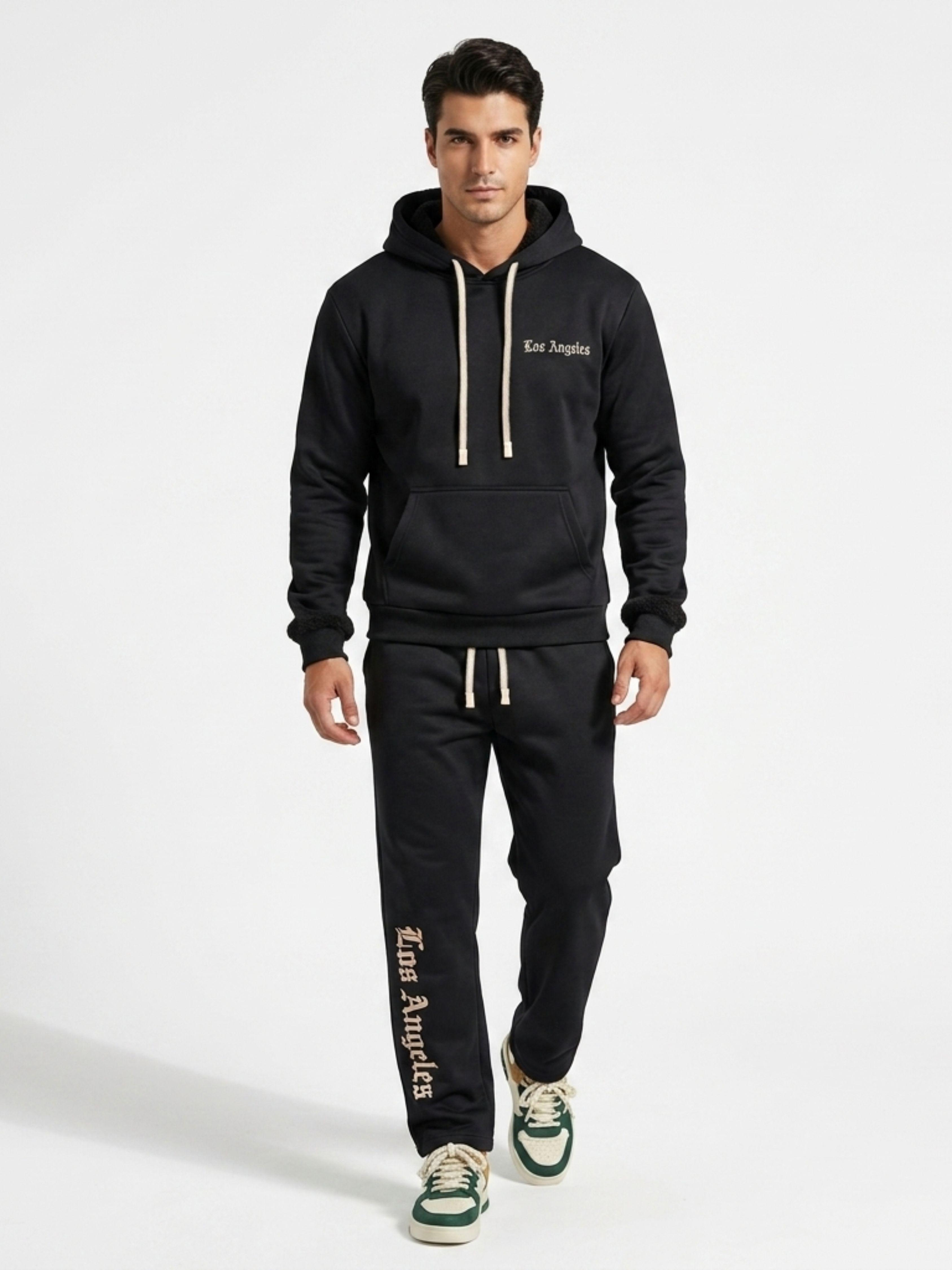 Conjunto Suéter Y Buzo Hombre Urbano Forro Polar-0