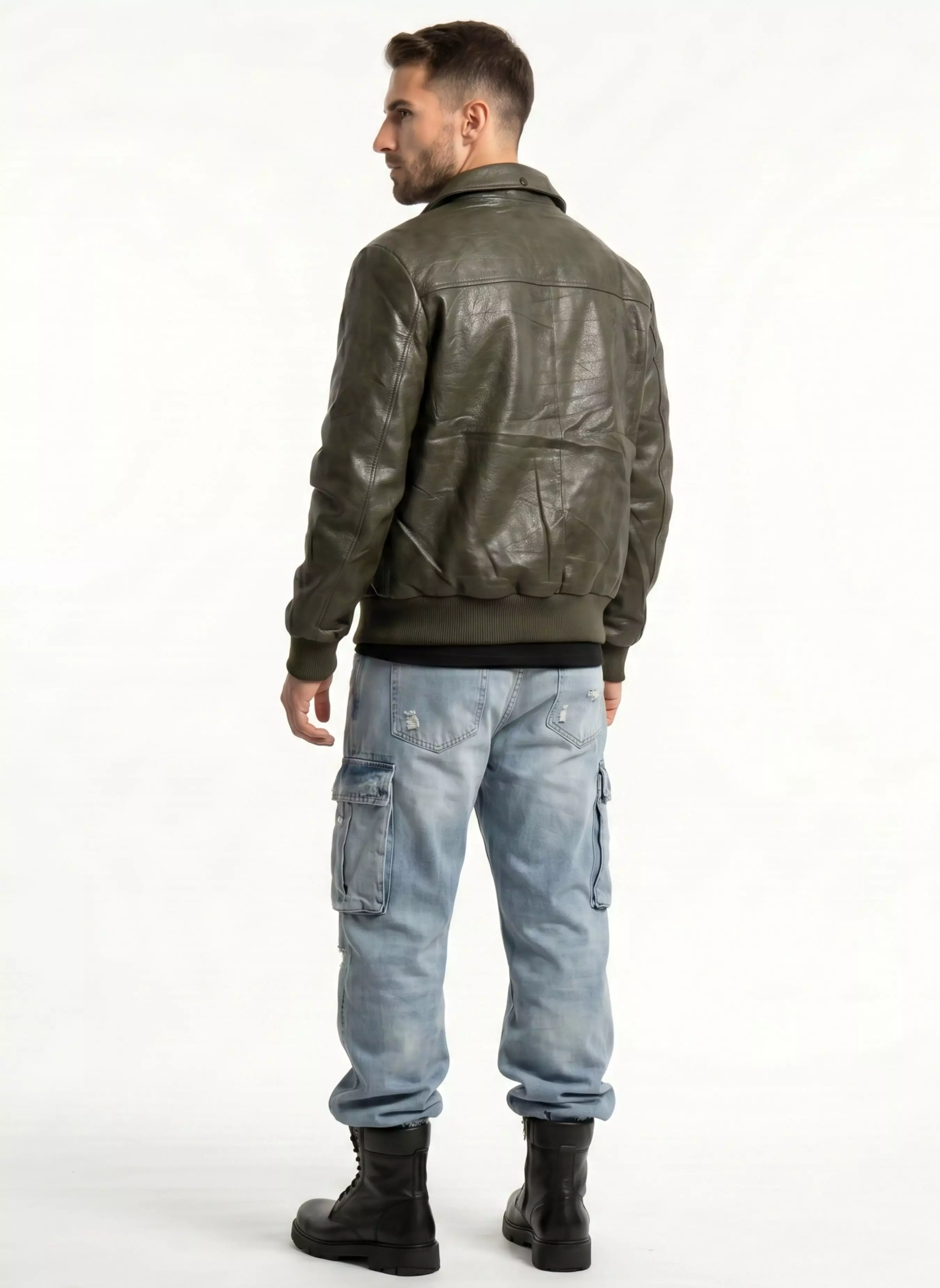 Chaqueta Ecocuero Premiun Hombre Liam-3