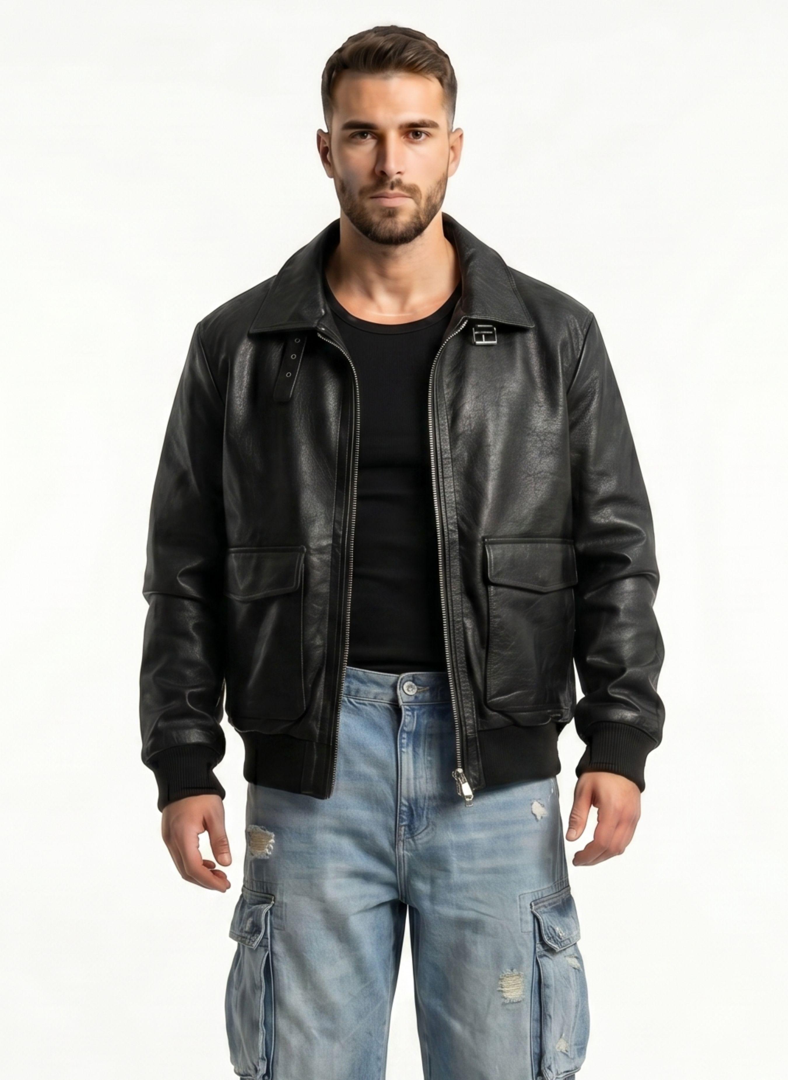 Chaqueta Ecocuero Premiun Hombre Liam-0