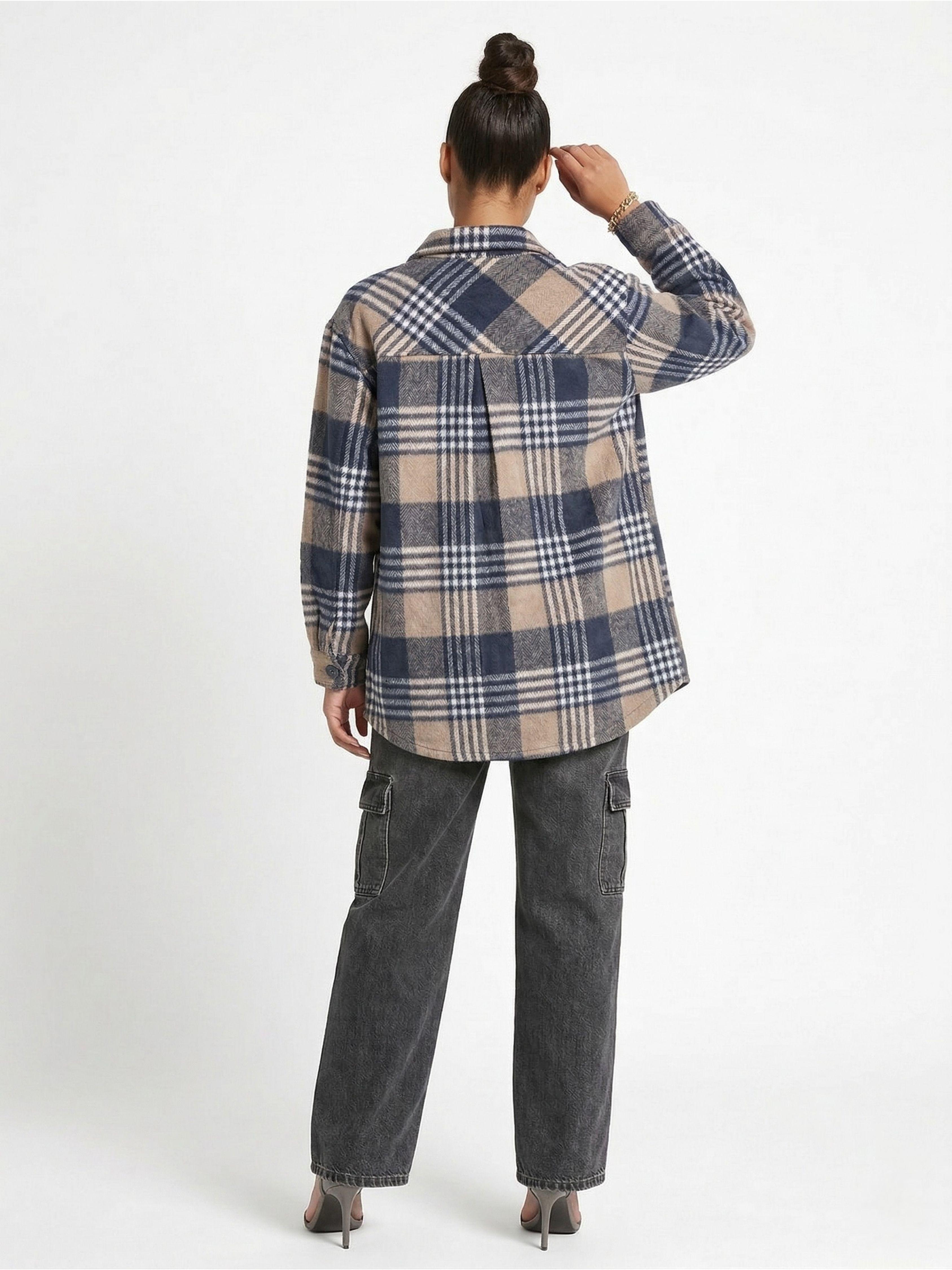 Camisa Leñadora Oversize Mujer Rebecca-2