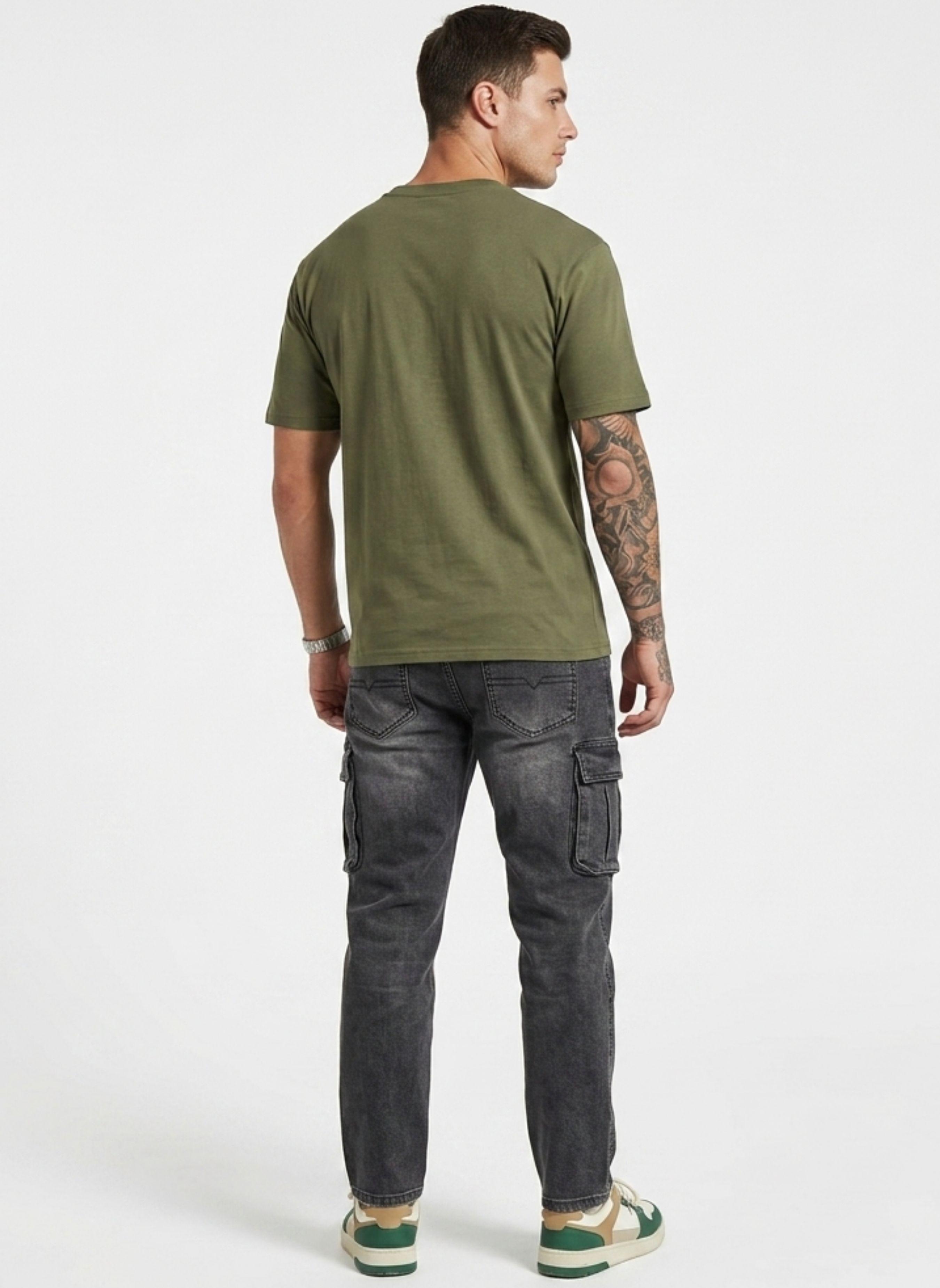 Pantalon Jeans Cargo Hombre Mosaico-2
